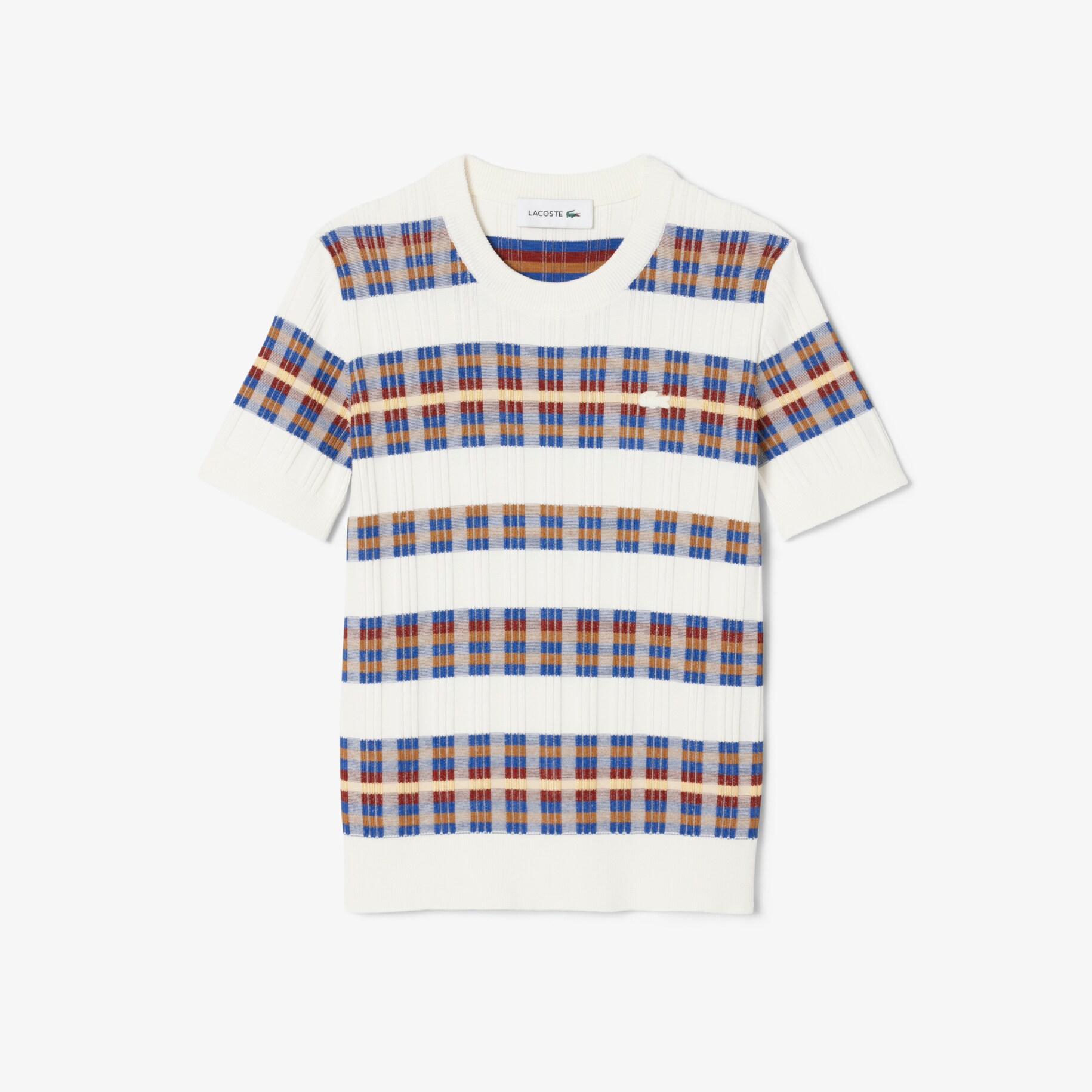 Short Sleeved Rib Knit Sweater image number 3