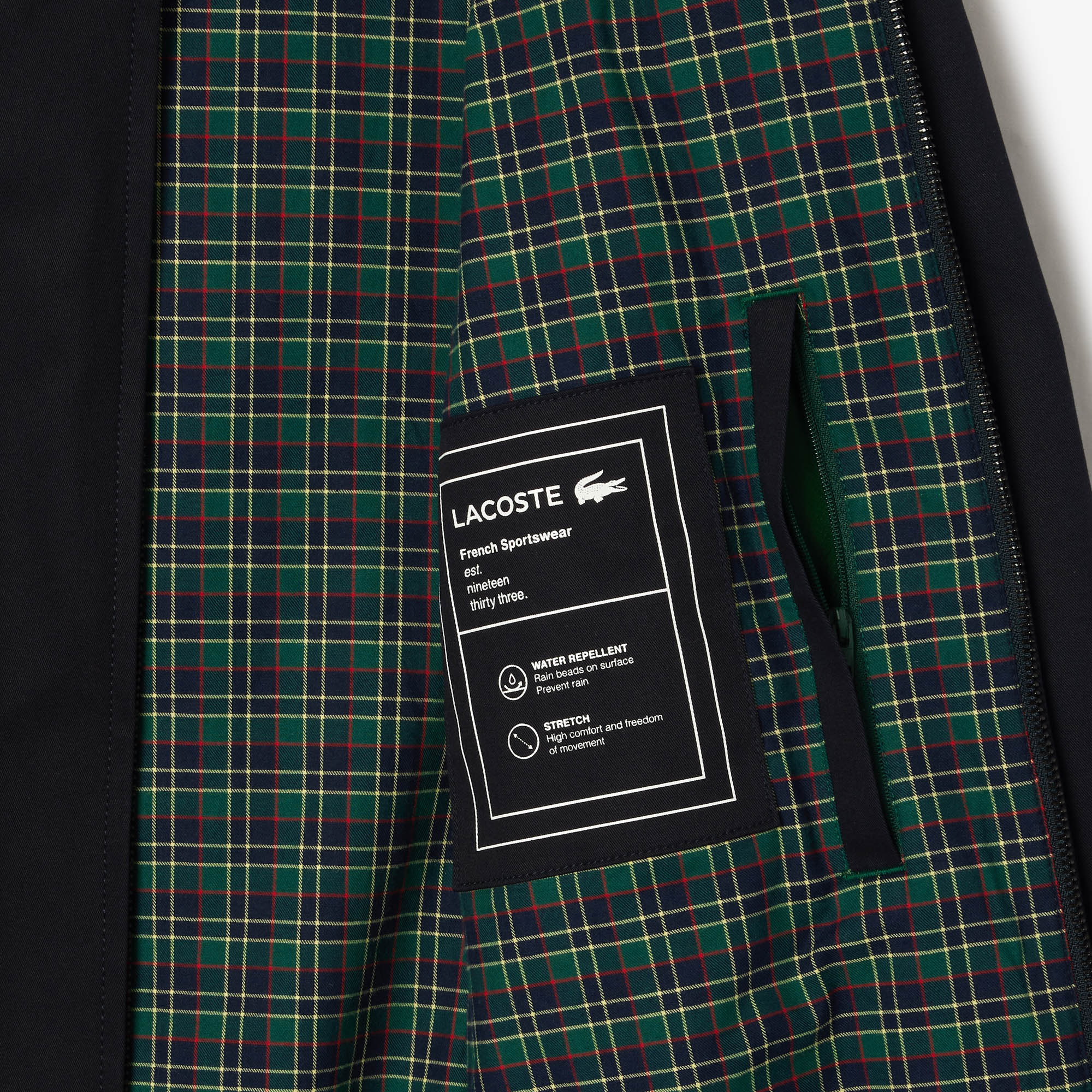 Water-Repellent Twill Harrington Jacket image number 3