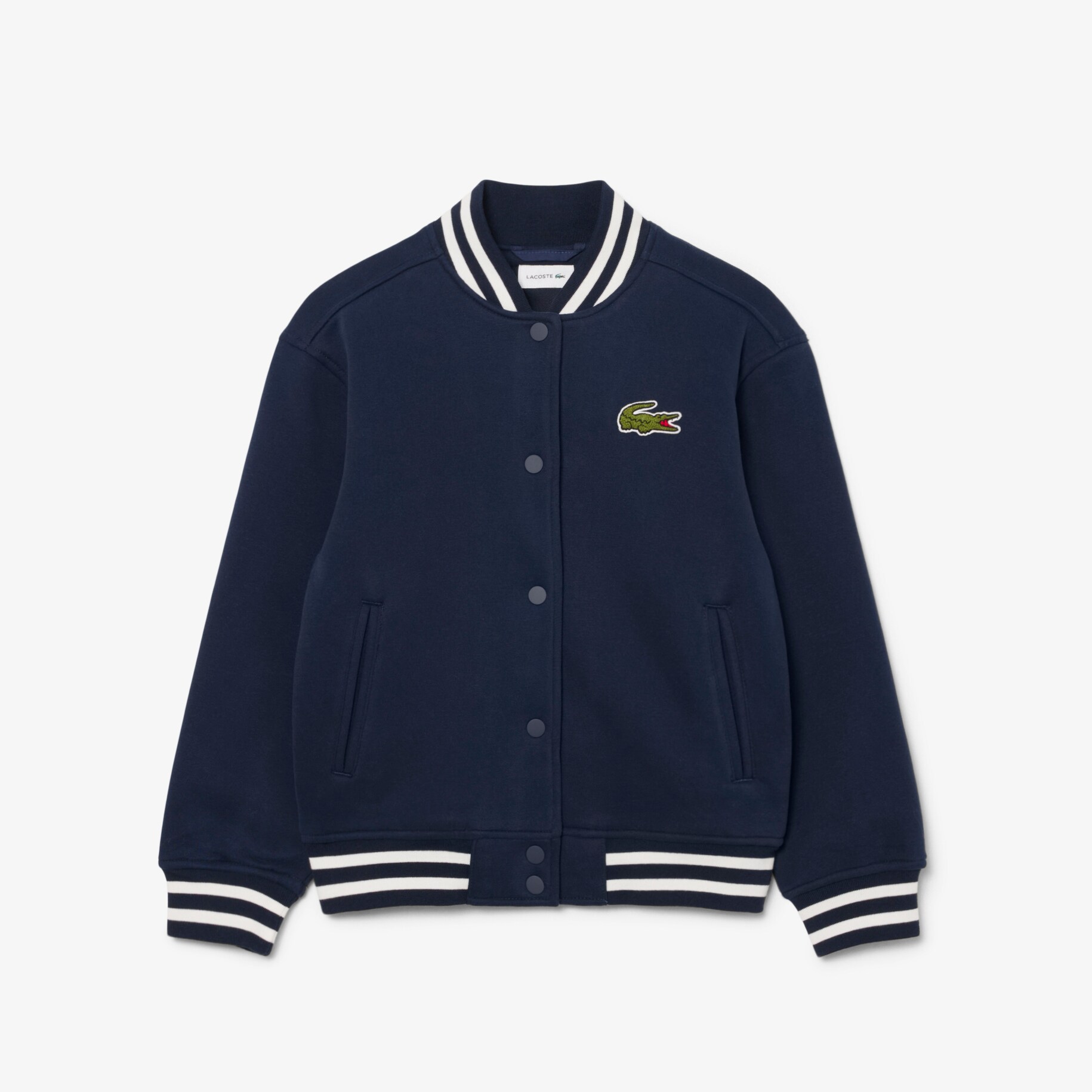Jaket Bomber Embroidered Badge Fleece Unisex image number 0