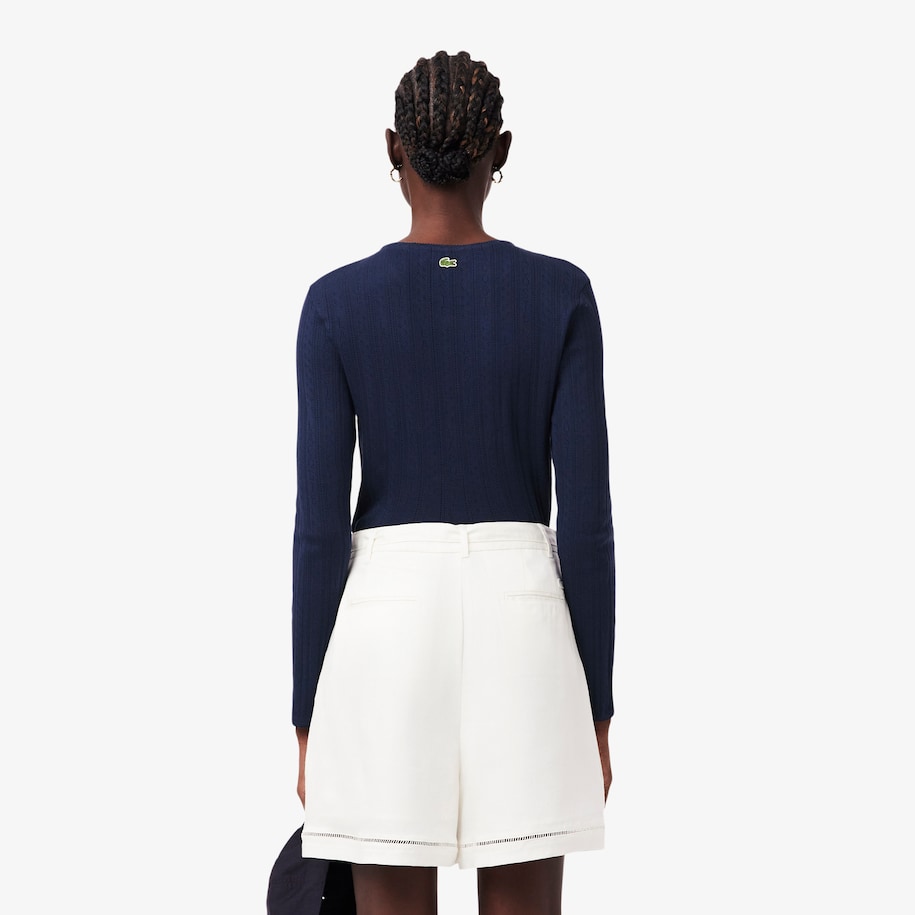 Cardigan Pointelle Slim Fit image number 2