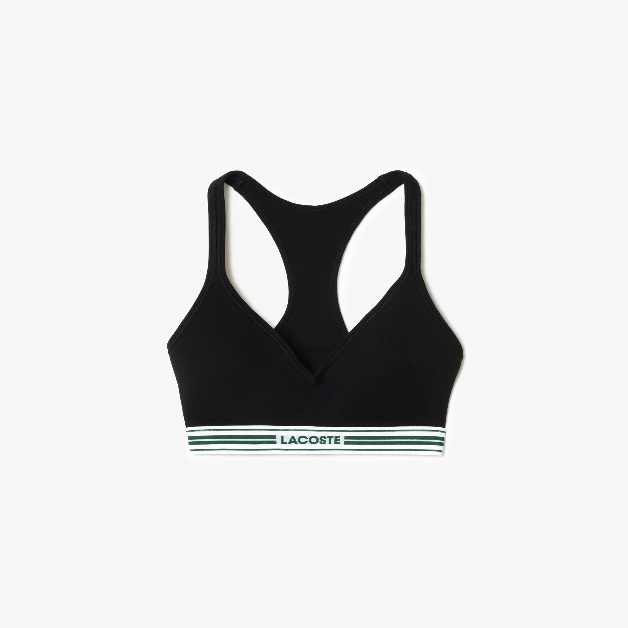 Padded Stretch Jersey Logo Bralette image number 3
