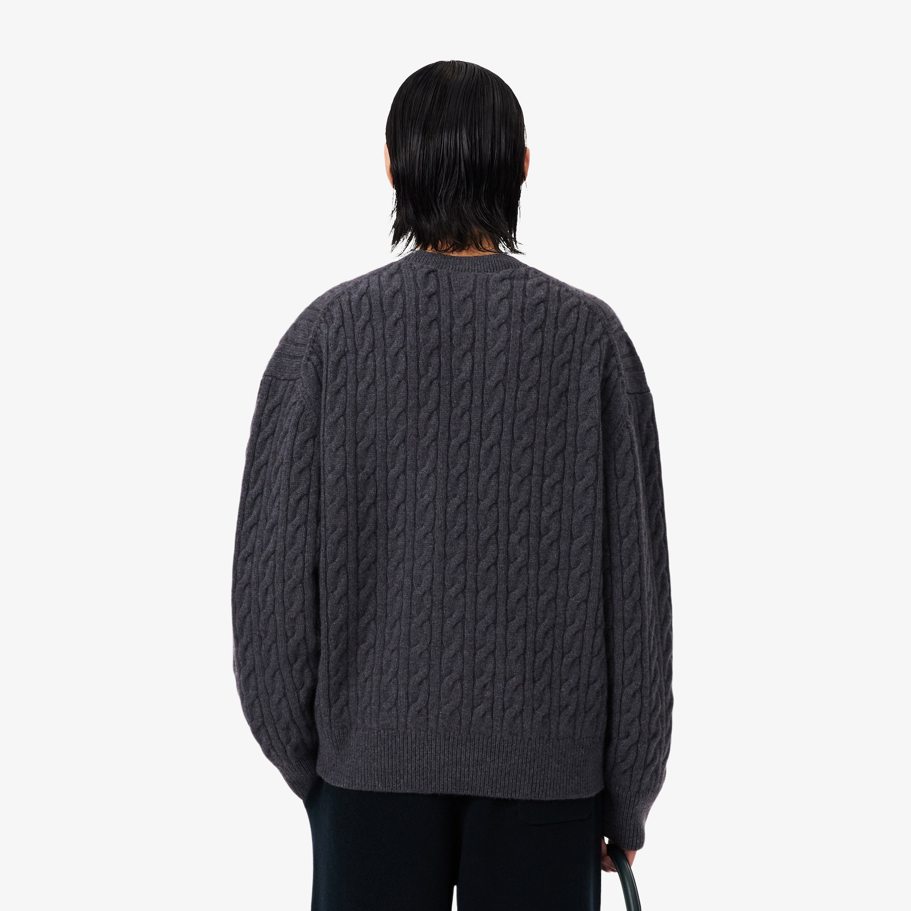 Kardigan Rajut Cable Cashmere Runway image number 2