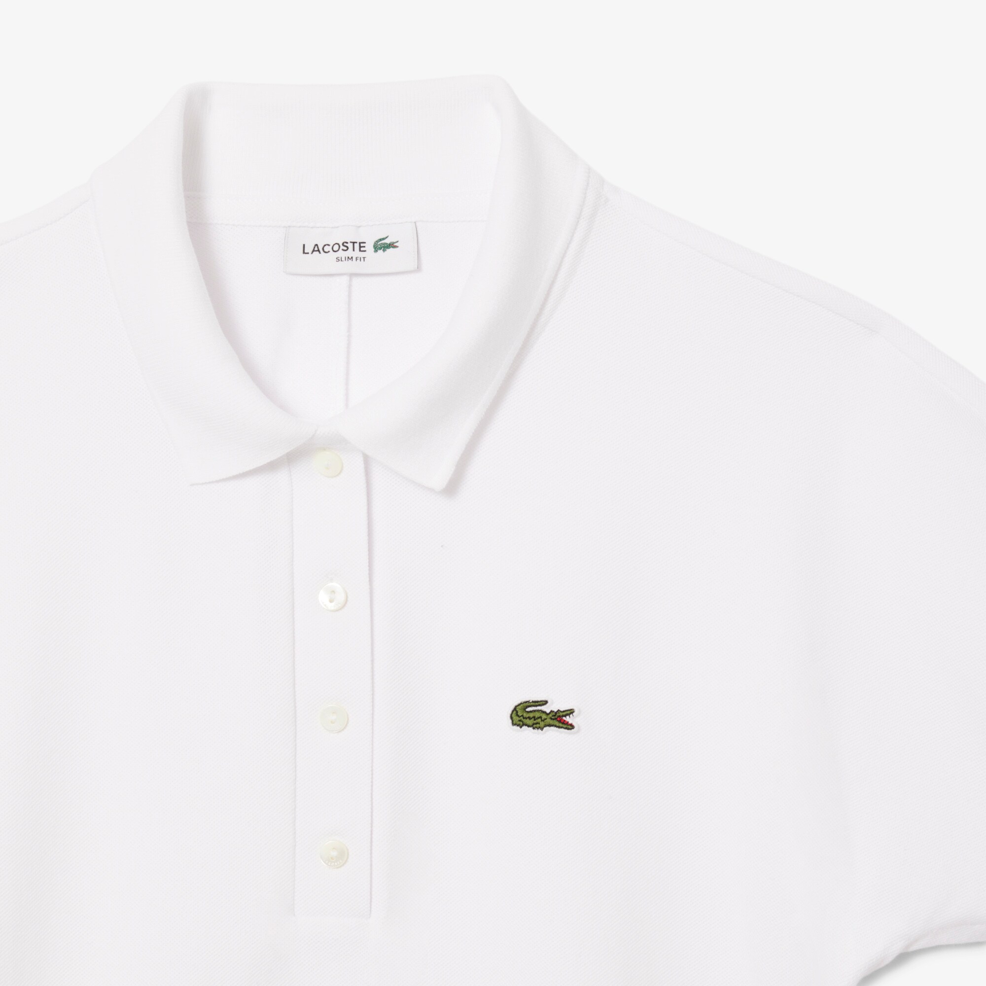 Slim Fit Adjustable Piqu&eacute; Polo Shirt image number 4