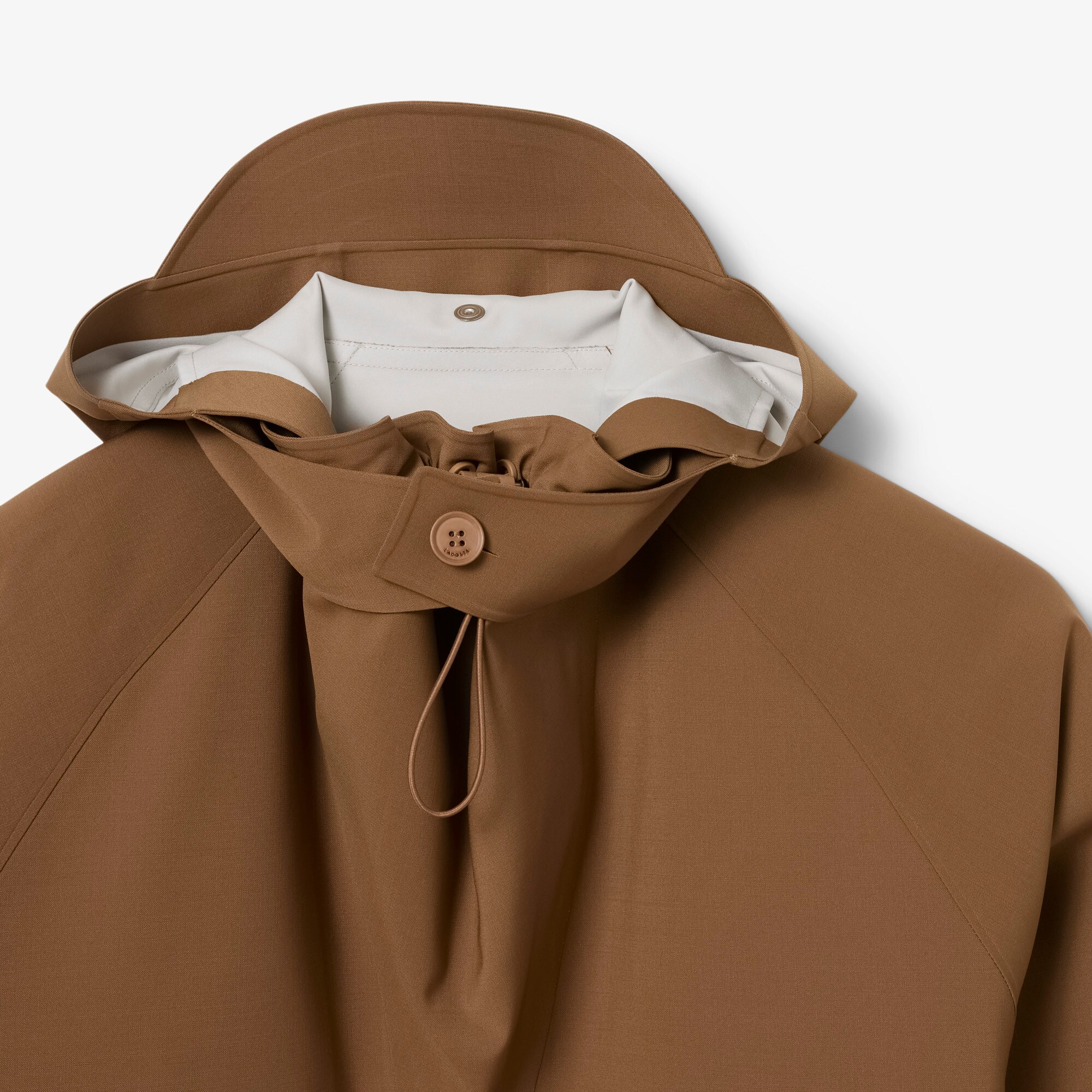 Jaket Windbreaker Campuran Wol Runway image number 5