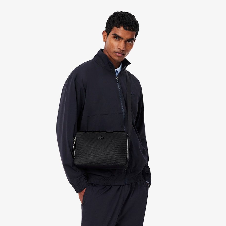 Chantaco Piqu&eacute; Leather Reporter Bag image number 7