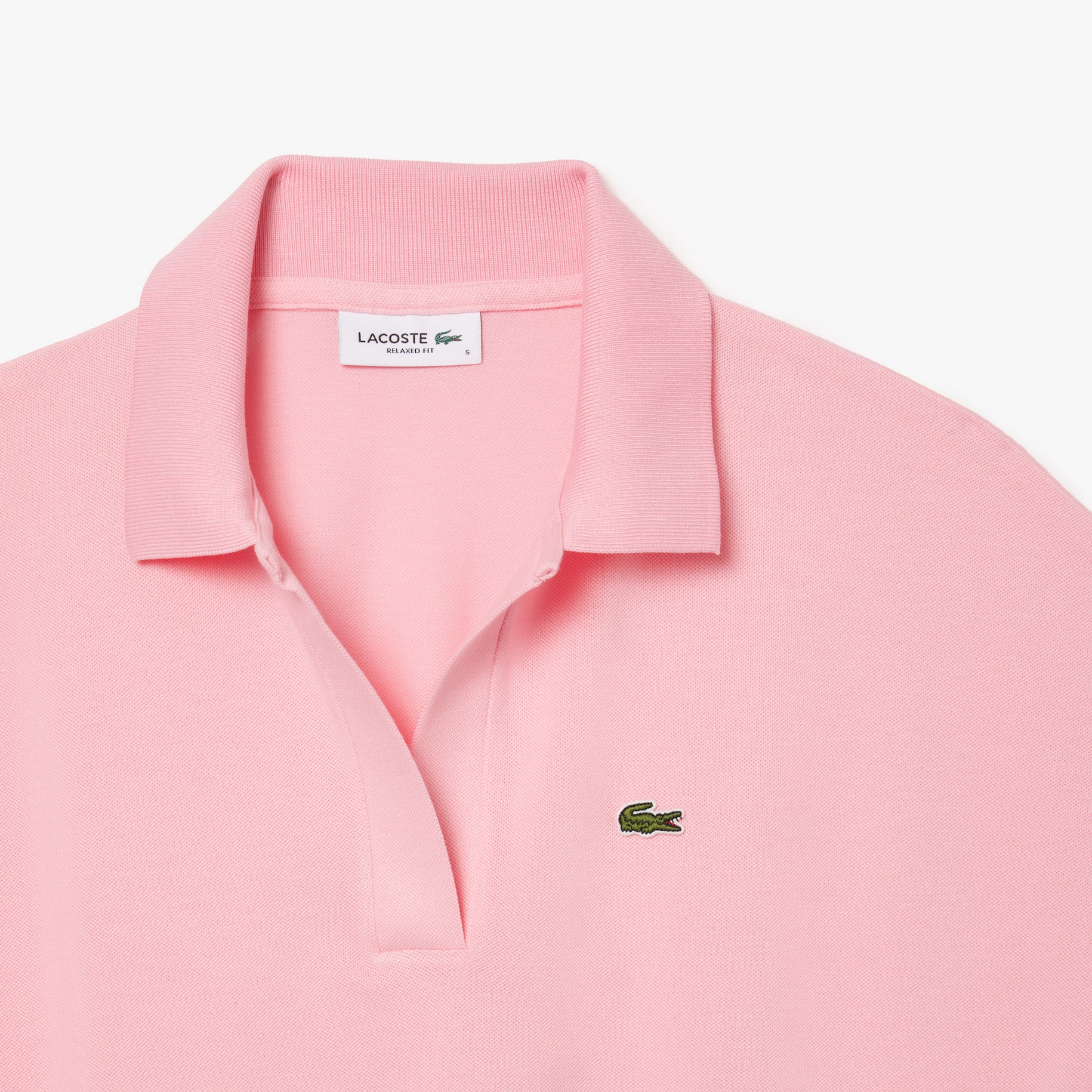 Relaxed Fit Fluid Piqu&eacute; Polo Shirt image number 5