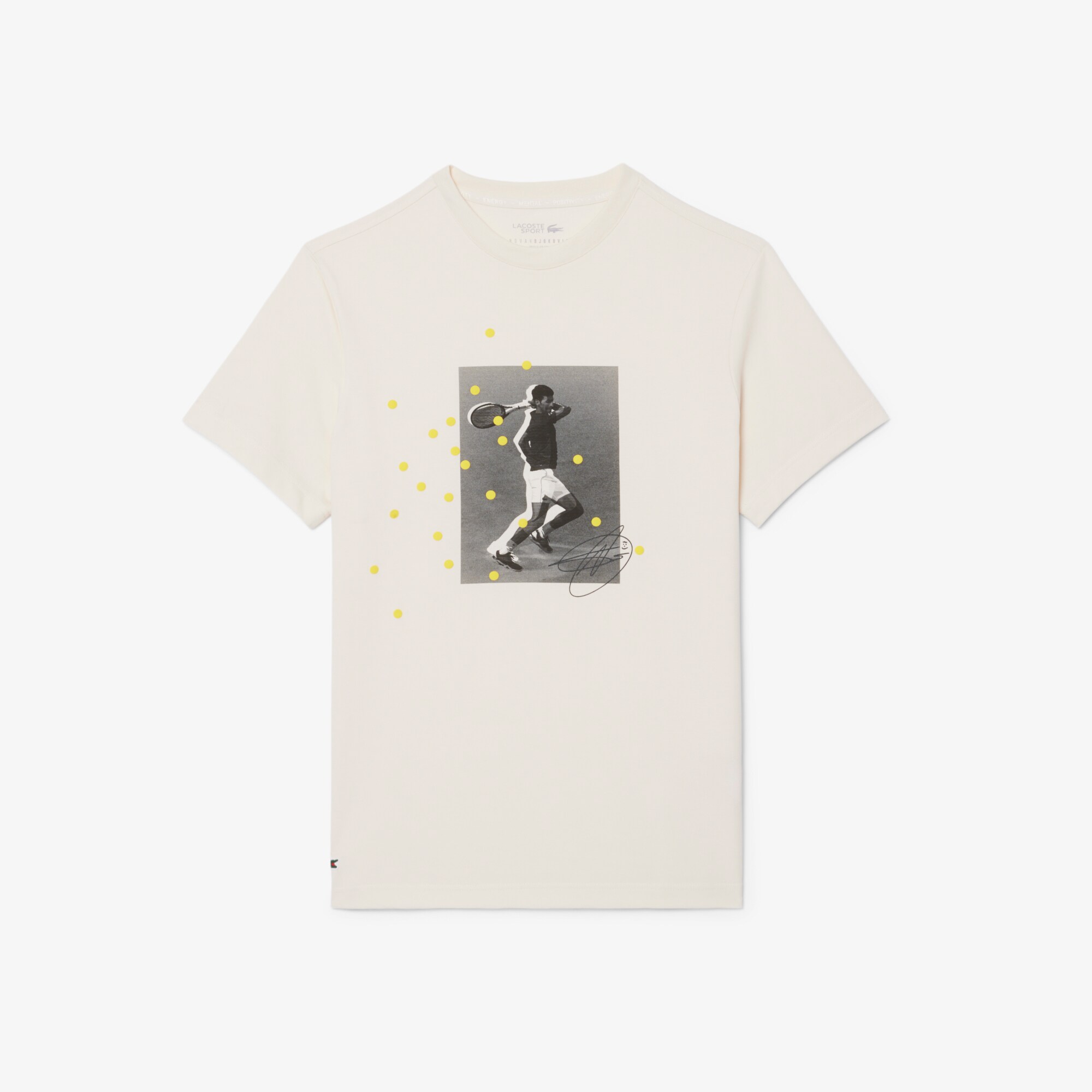 Kaos Graphic Lacoste Tenis x Novak Djokovic image number 3