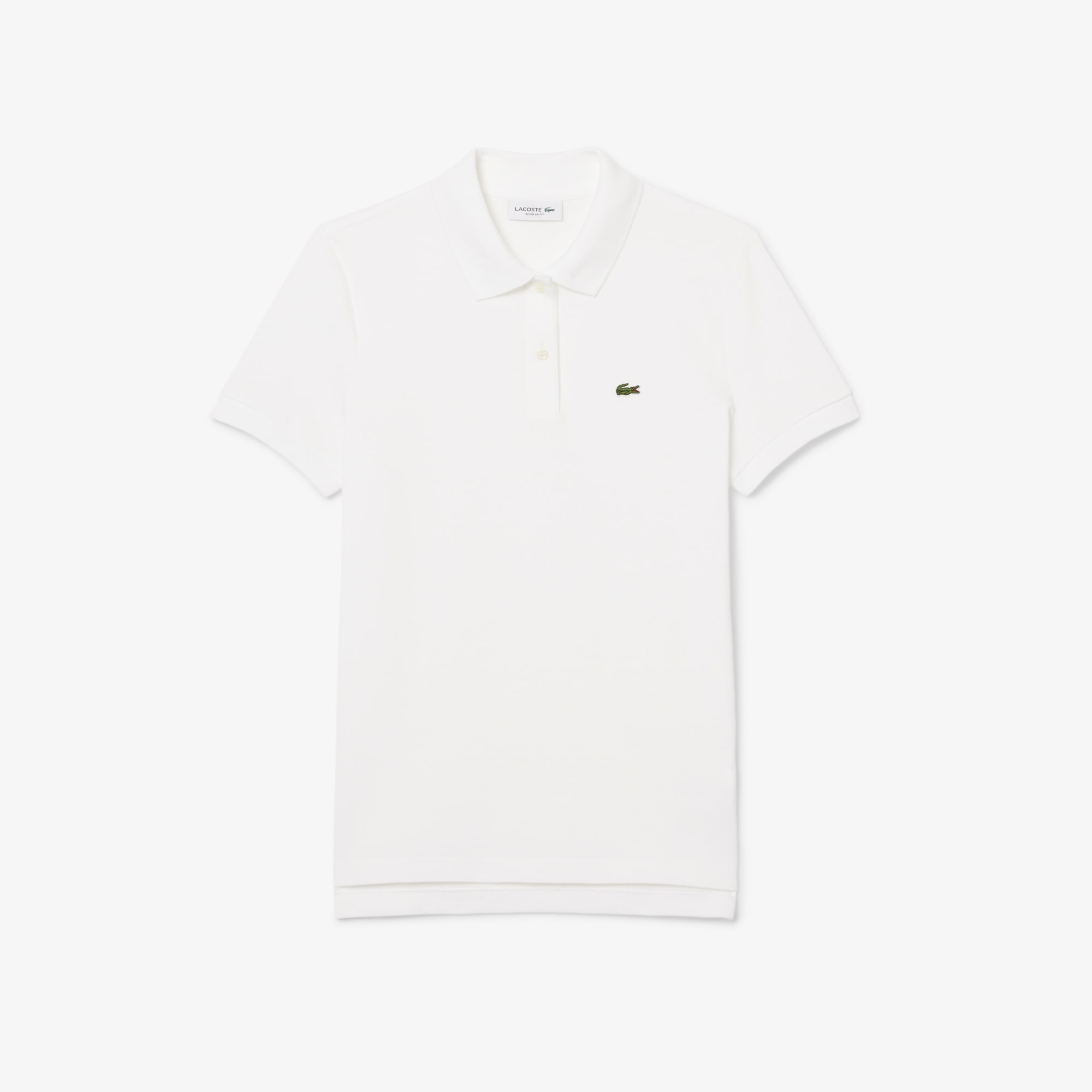Kaos Polo Wanita Lacoste Petit Piqu&eacute; Katun Lembut Regular Fit image number 4
