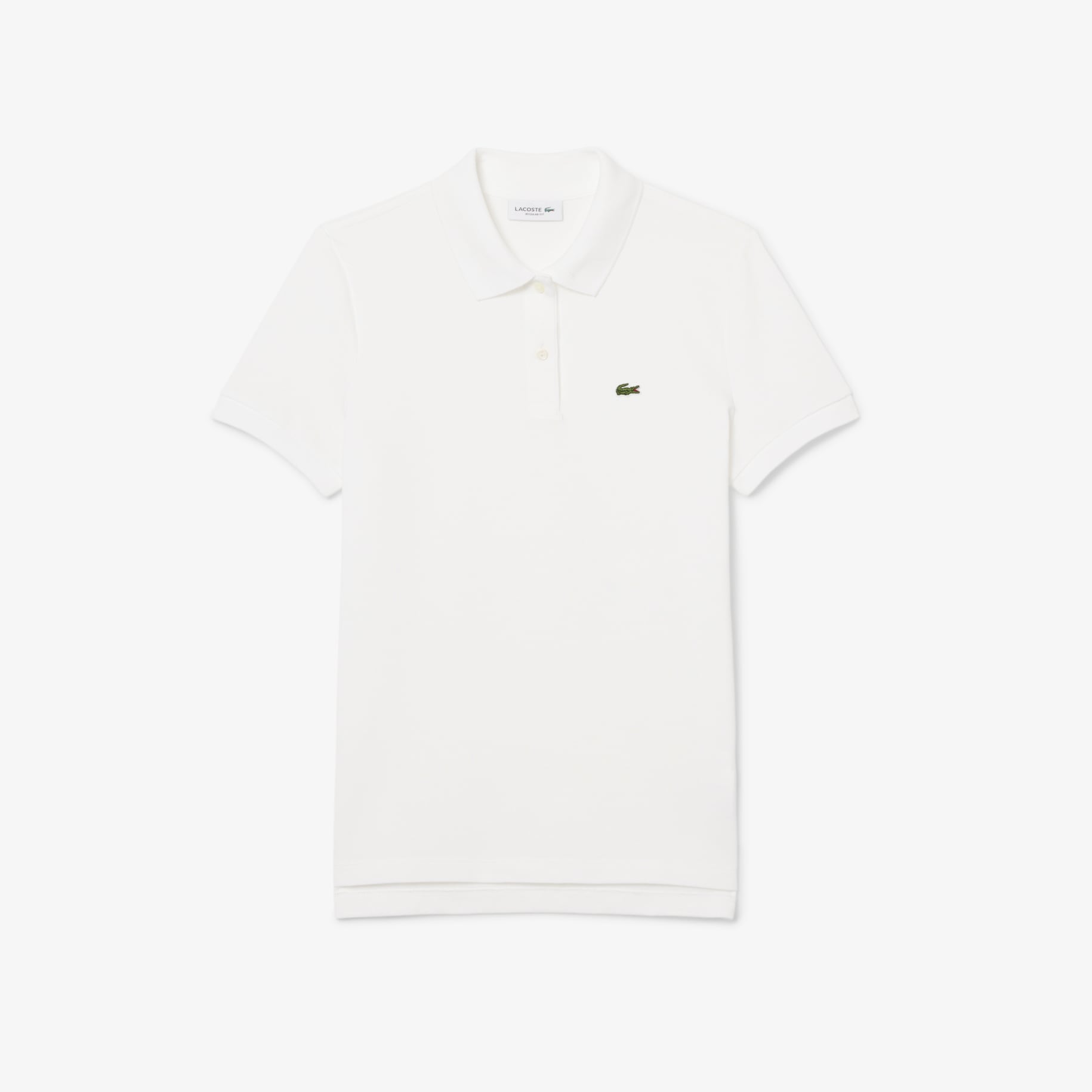 Kaos Polo Wanita Lacoste Petit Piqu&eacute; Katun Lembut Regular Fit image number 4