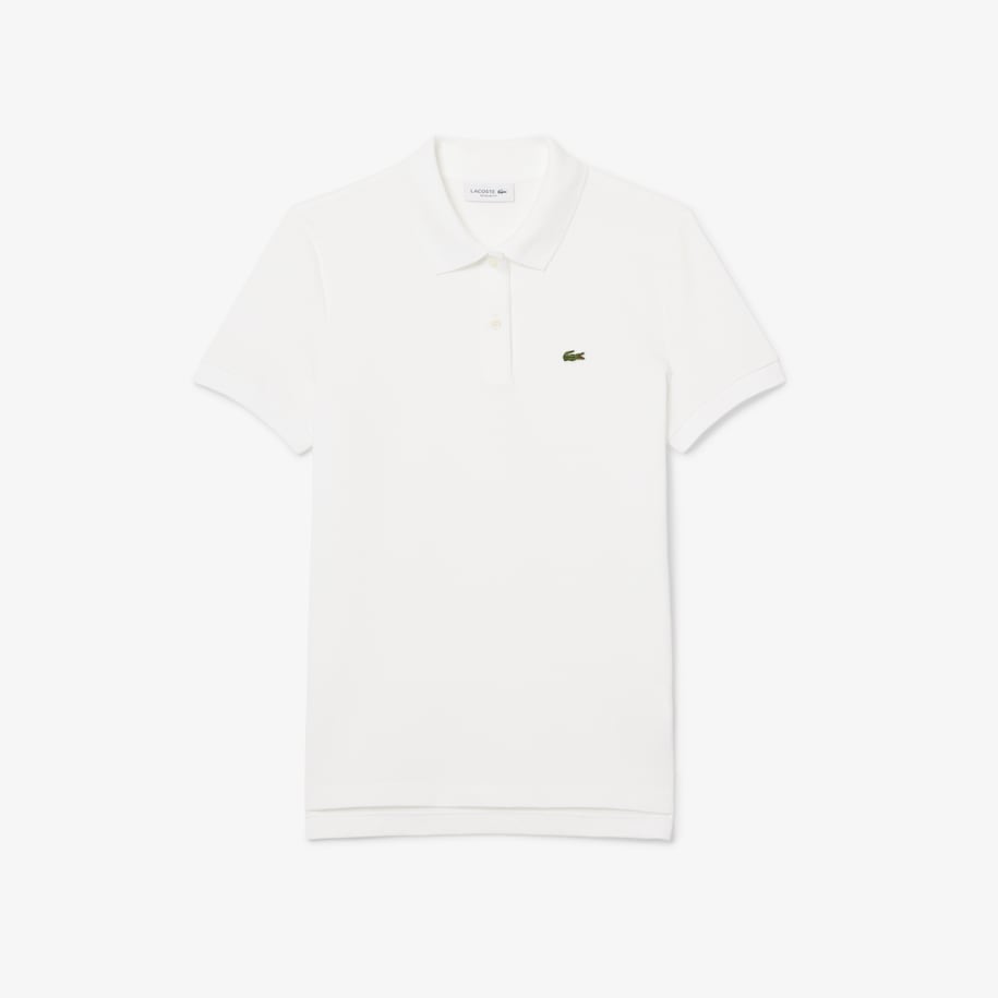Kaos Polo Wanita Lacoste Petit Piqu&eacute; Katun Lembut Regular Fit image number 4