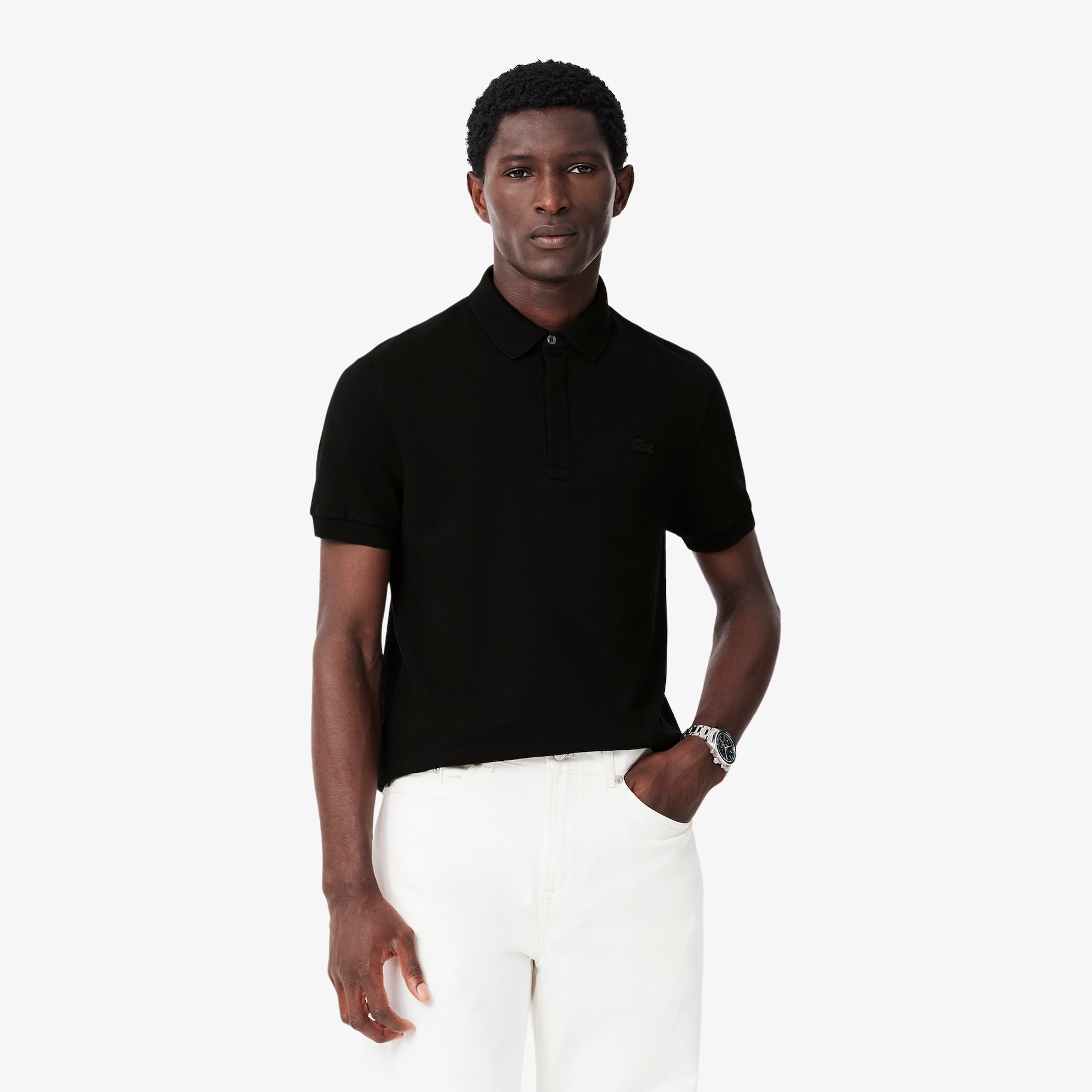 Regular Fit Paris Stretch Piqu&eacute; Polo Shirt image number 0
