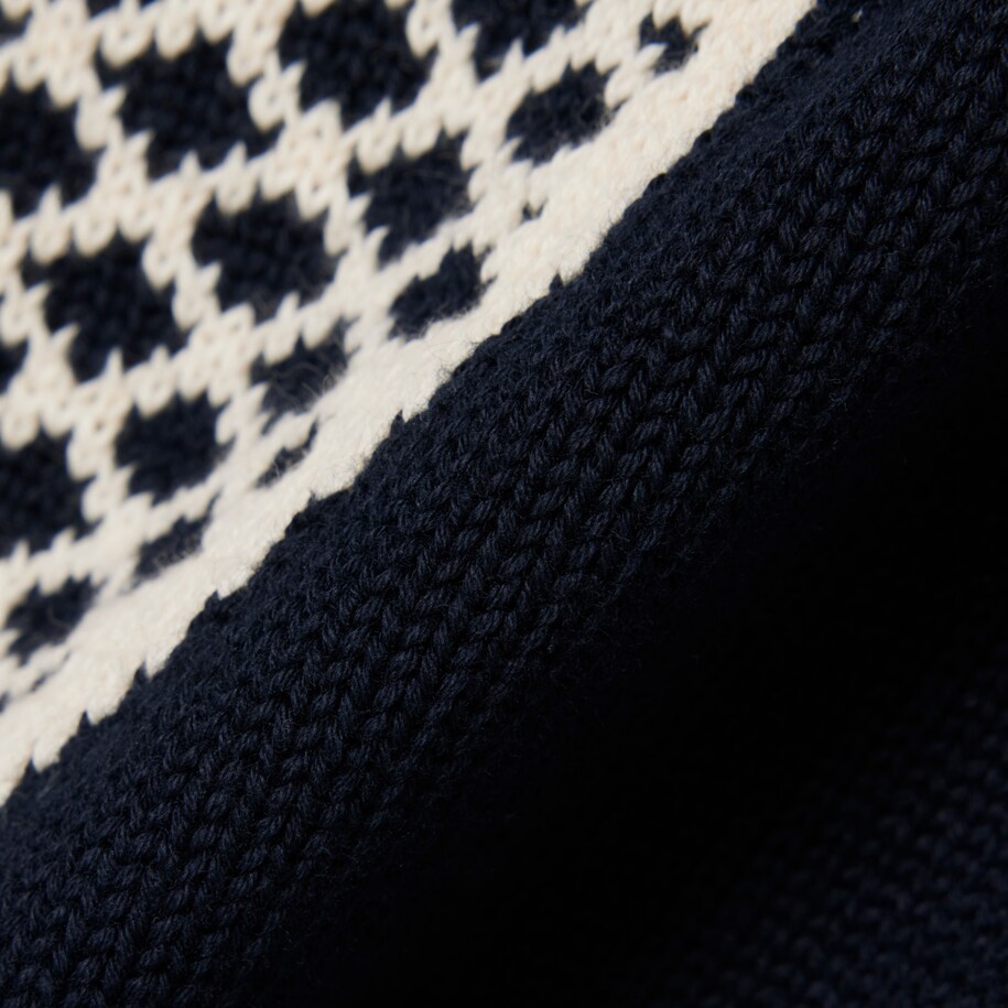 Sweater Vest Jacquard Katun image number 5
