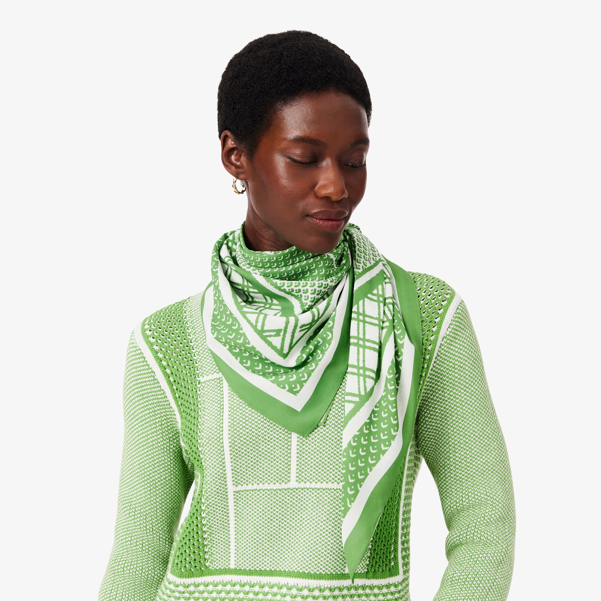 Tennis Print Scarf image number 3
