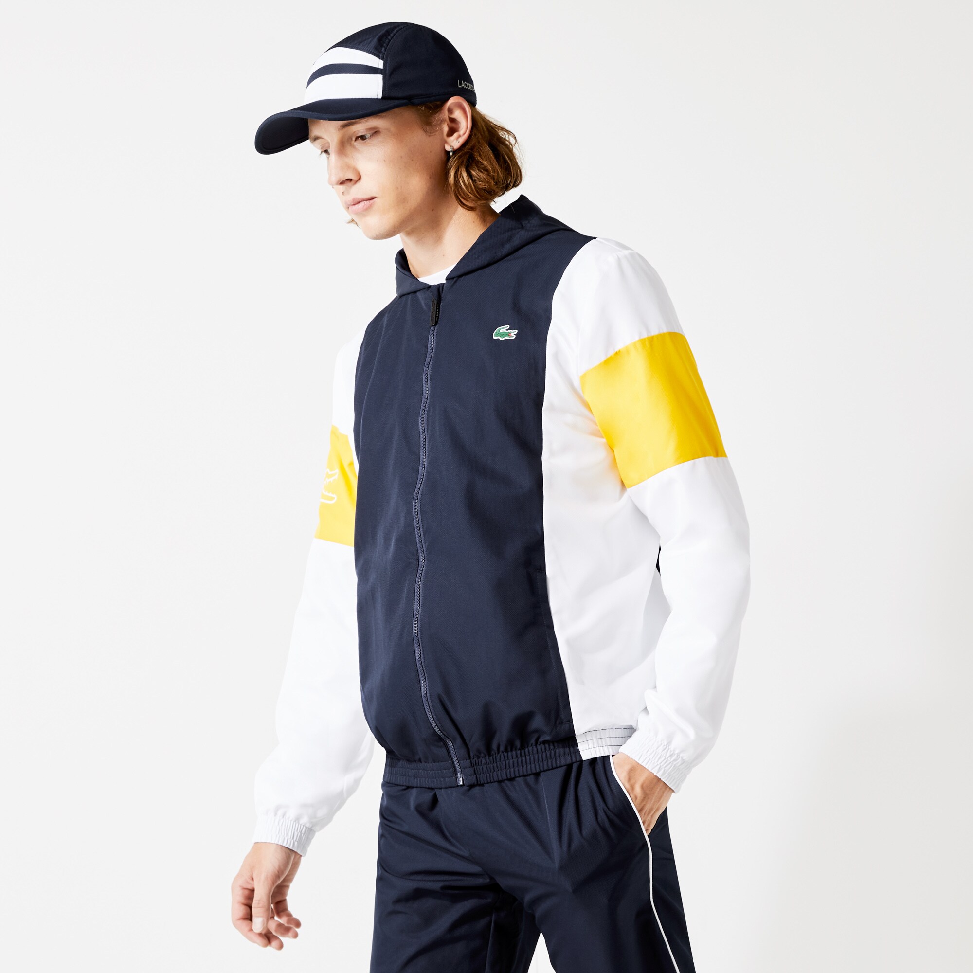 Men's Lacoste SPORT Hooded Colorblock 