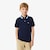 Stripe Collar Petit Piqu&eacute; Polo Shirt image number 0