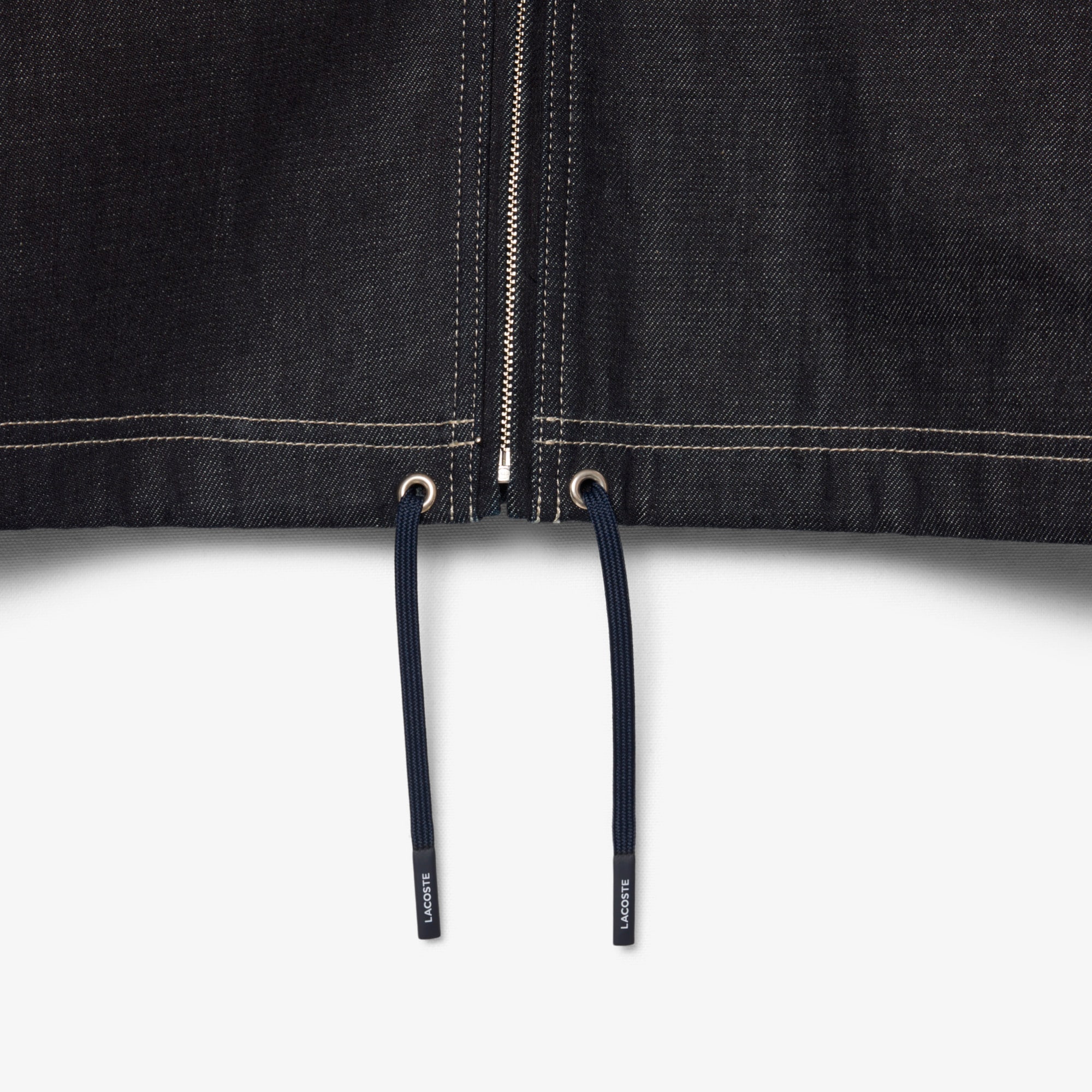 Jaket Denim Zipped Oversized image number 5