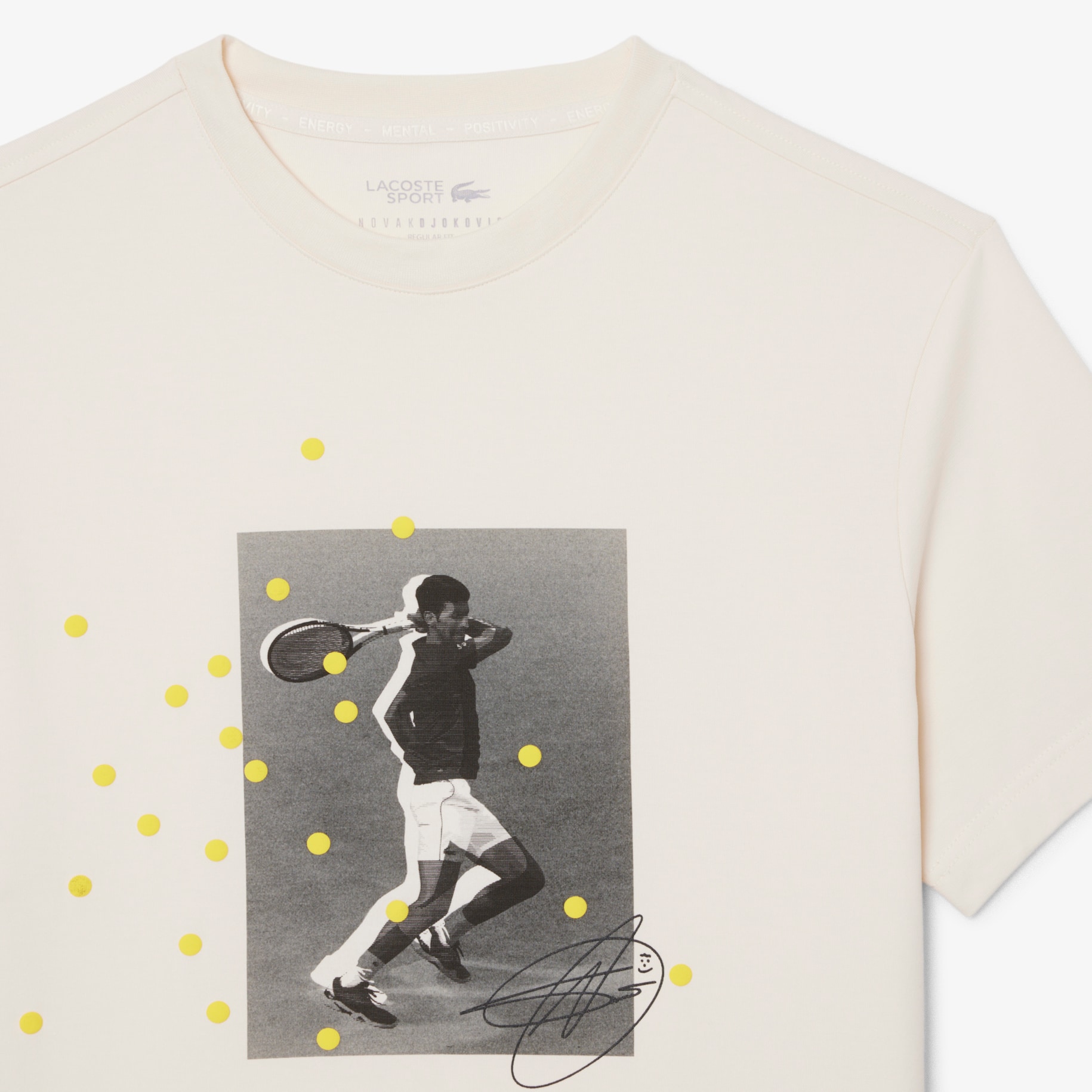 Kaos Graphic Lacoste Tenis x Novak Djokovic image number 5