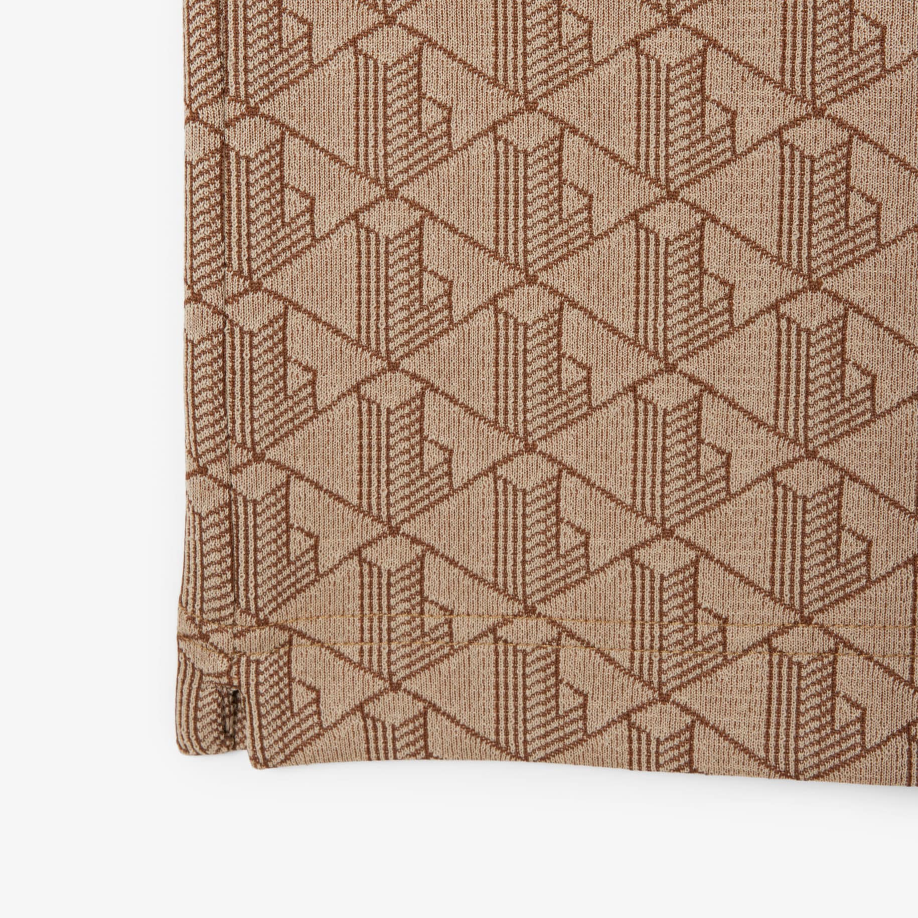 Classic Fit Monogram Jacquard Polo Shirt image number 5