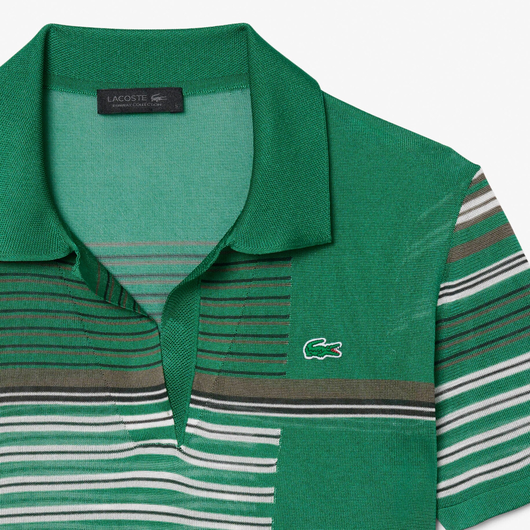 Kaos Polo Satin Piqu&eacute; Bergaris Slim Fit Runway image number 5