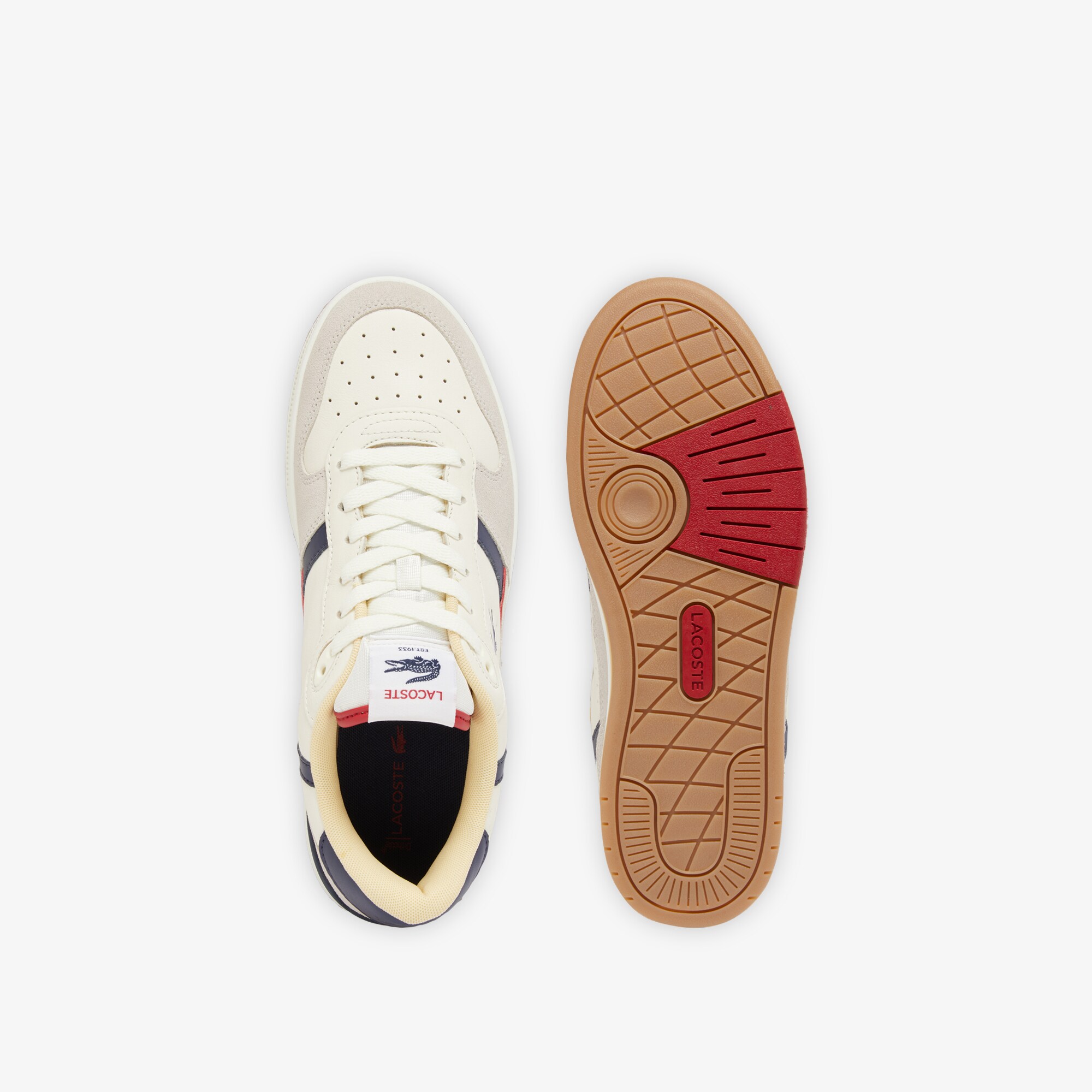 Men's T-Clip Set Leather Sneakers image number 3