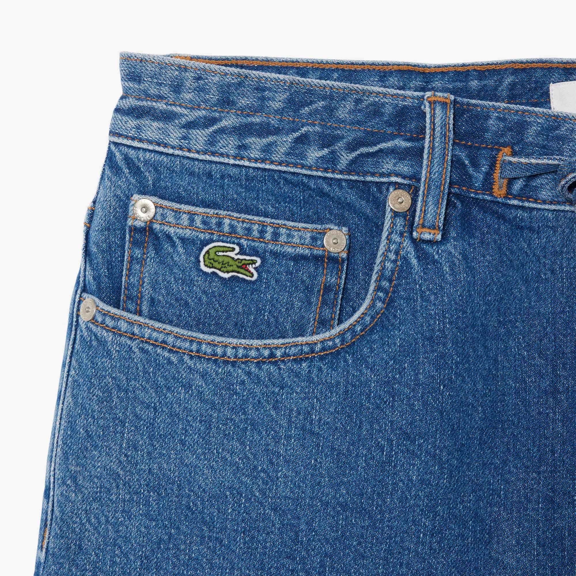 Celana Pendek Denim Katun image number 4
