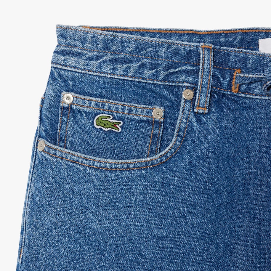 Celana Pendek Denim Katun image number 4