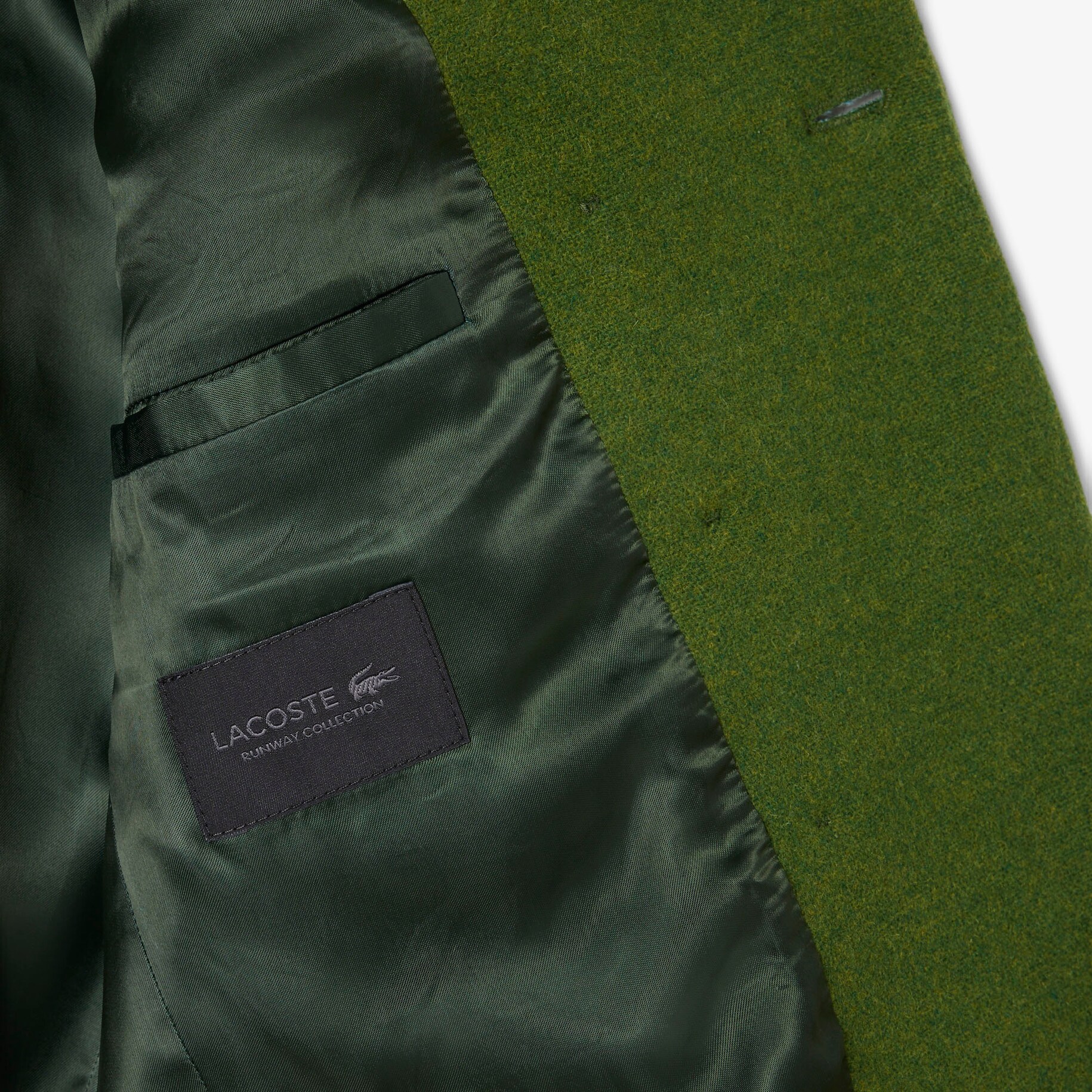 Blazer Wol Slub Double Breasted Runway image number 9