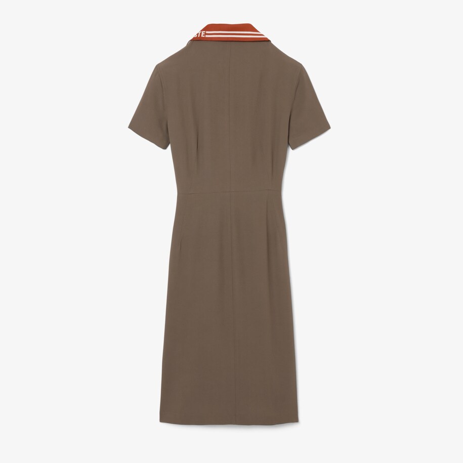 Gaun Piqu&eacute; Kerah Polo Logo Runway image number 4