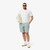 Celana Pendek Bergaris Relaxed Fit image number 8