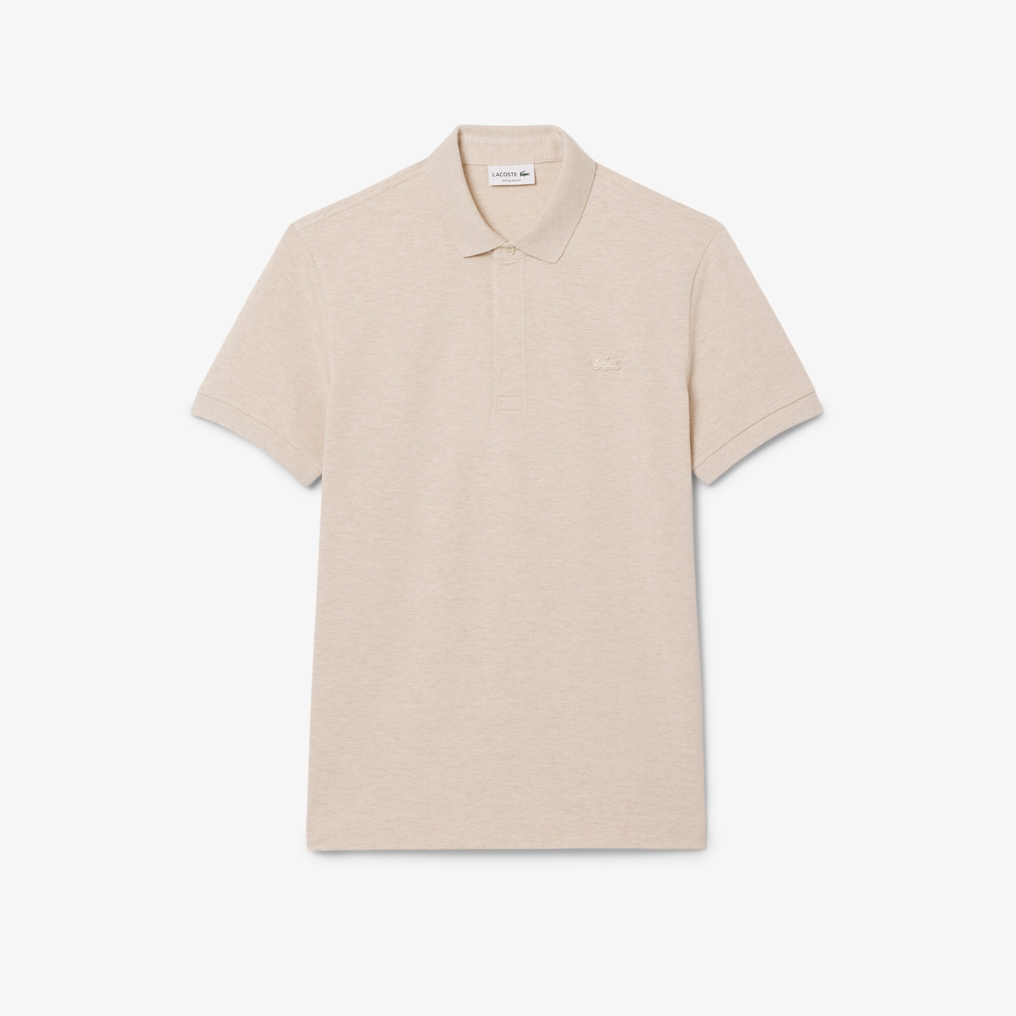 Men's Lacoste Paris Polo Shirt Regular Fit Stretch Cotton Piqu&eacute; image number 3