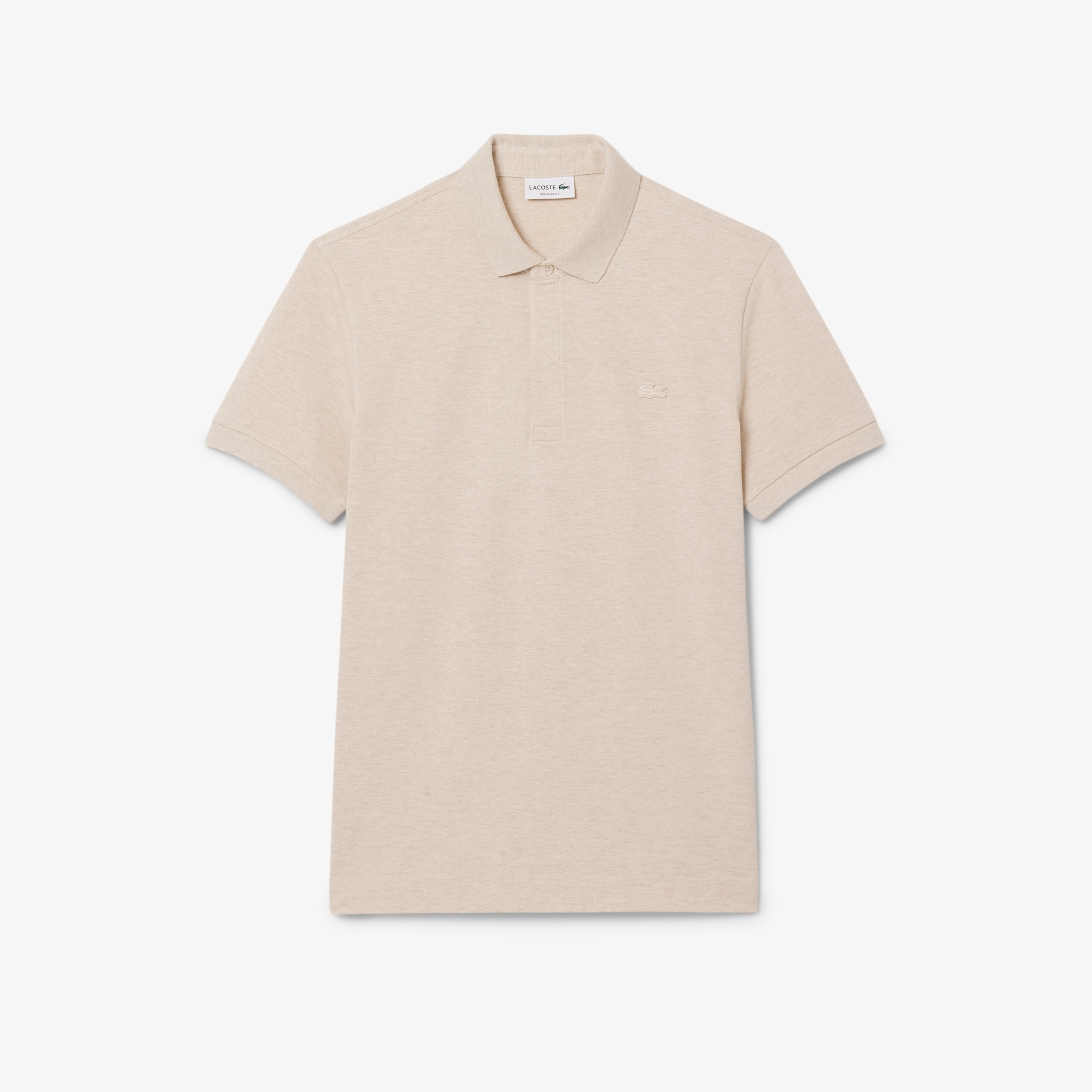 Men's Lacoste Paris Polo Shirt Regular Fit Stretch Cotton Piqu&eacute; image number 3
