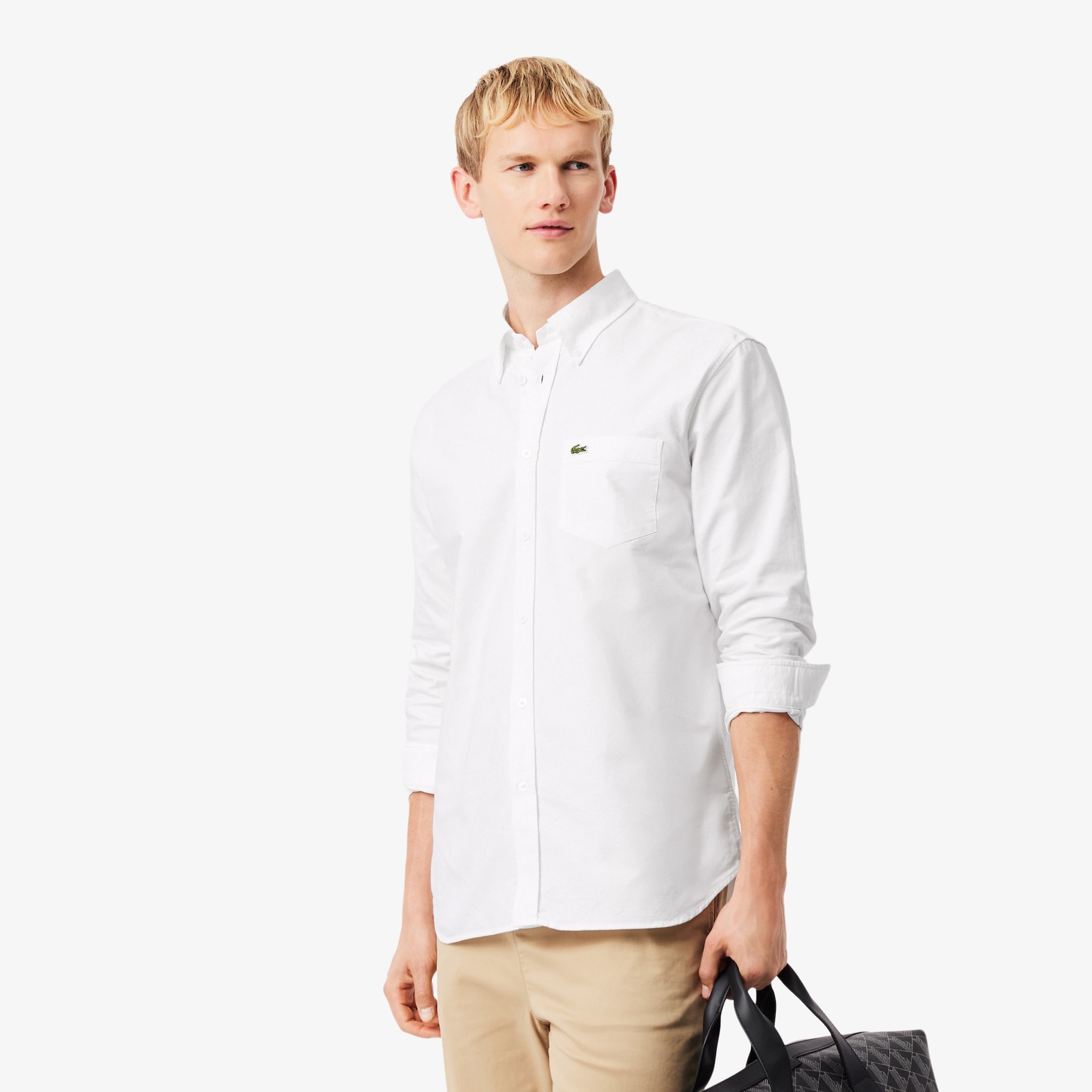 Regular Fit Short Sleeved Oxford Shirt image number 0