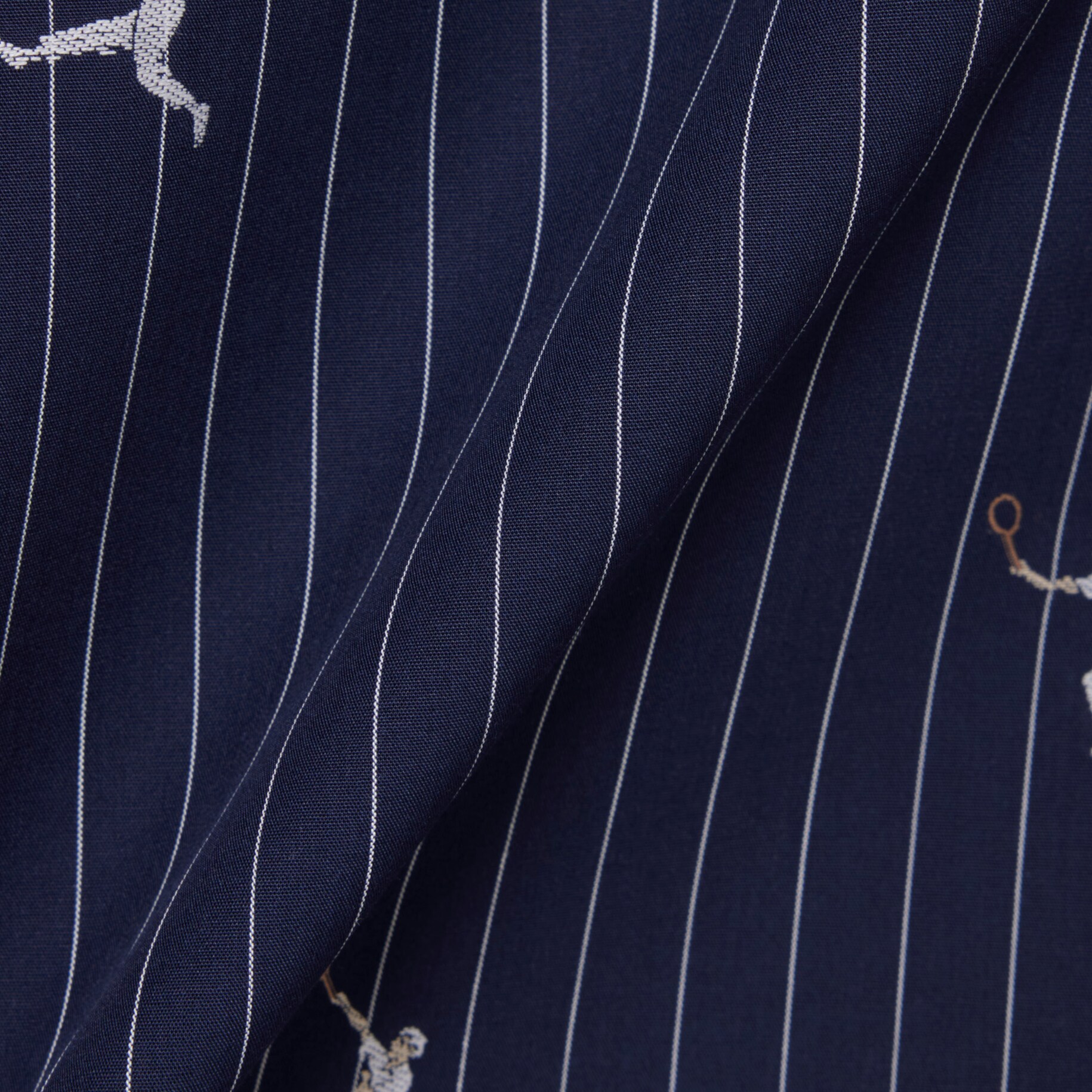 Kemeja Wanita Oversized dengan Motif Jacquard image number 5