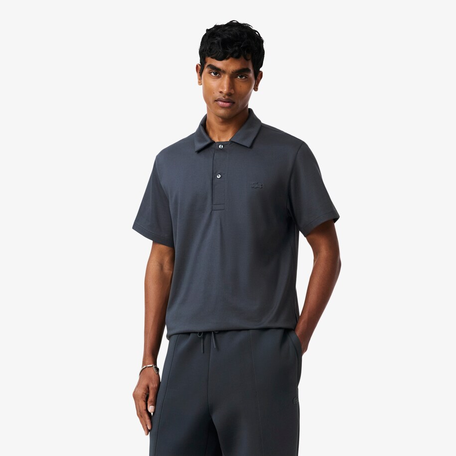 Paris Classic Fit Open Neck Embroidered Polo Shirt image number 0