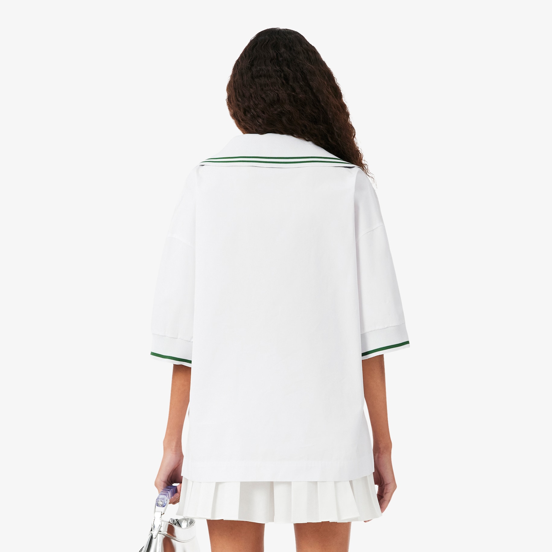 Kemeja Popover Kerah Logo Oversize Runway image number 2