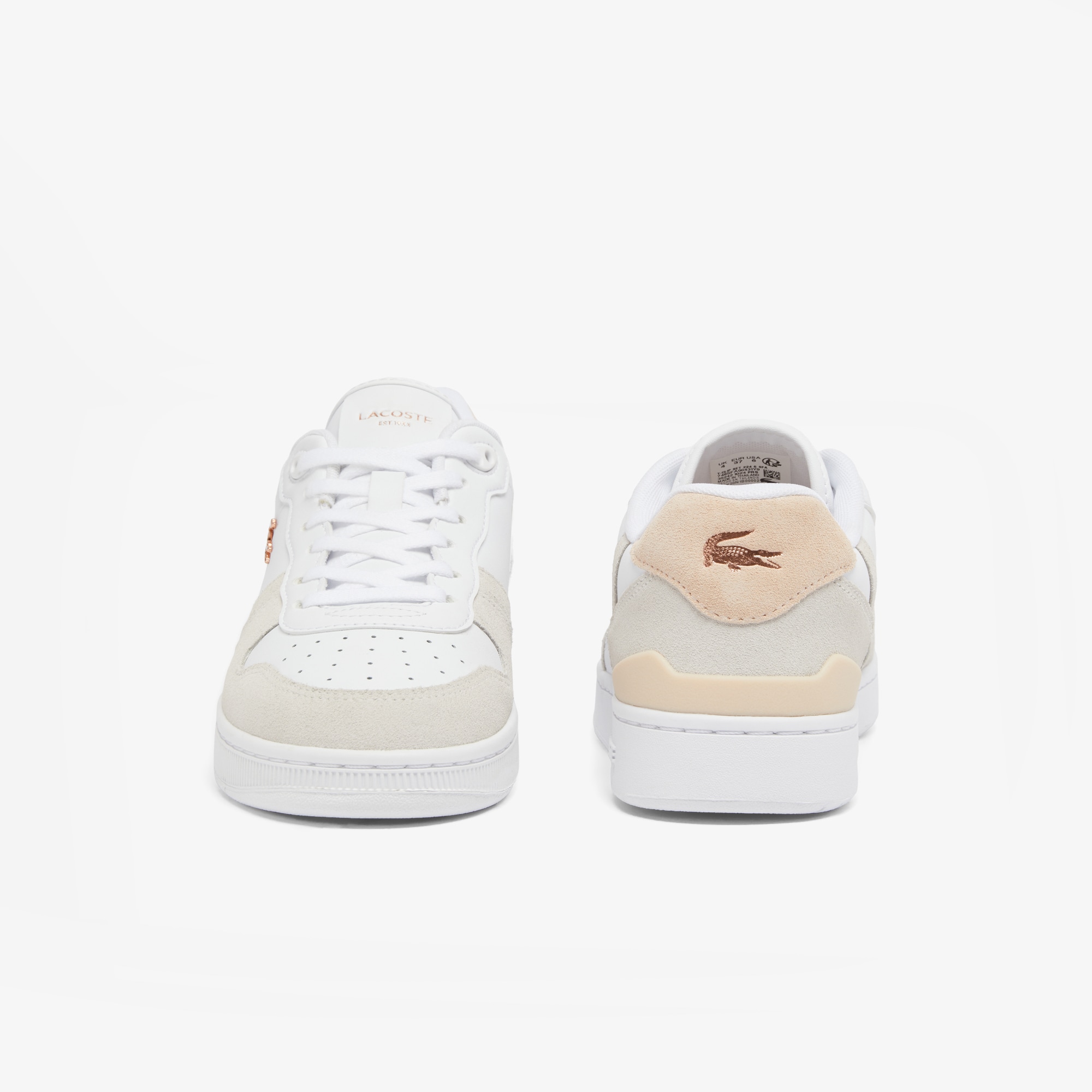 Sepatu Sneakers Kulit Set T-Clip Wanita image number 4