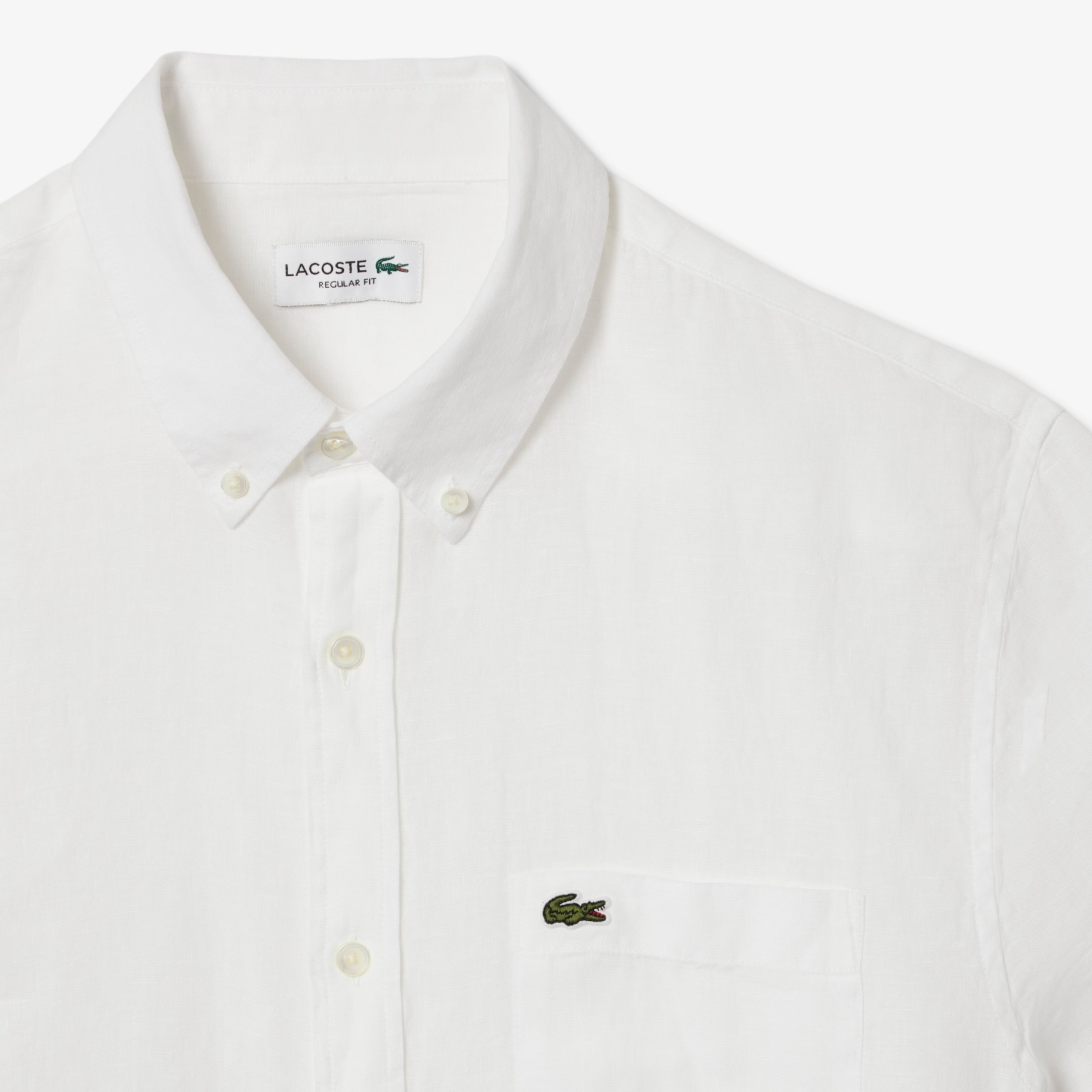 Short Sleeved Linen Shirt image number 4