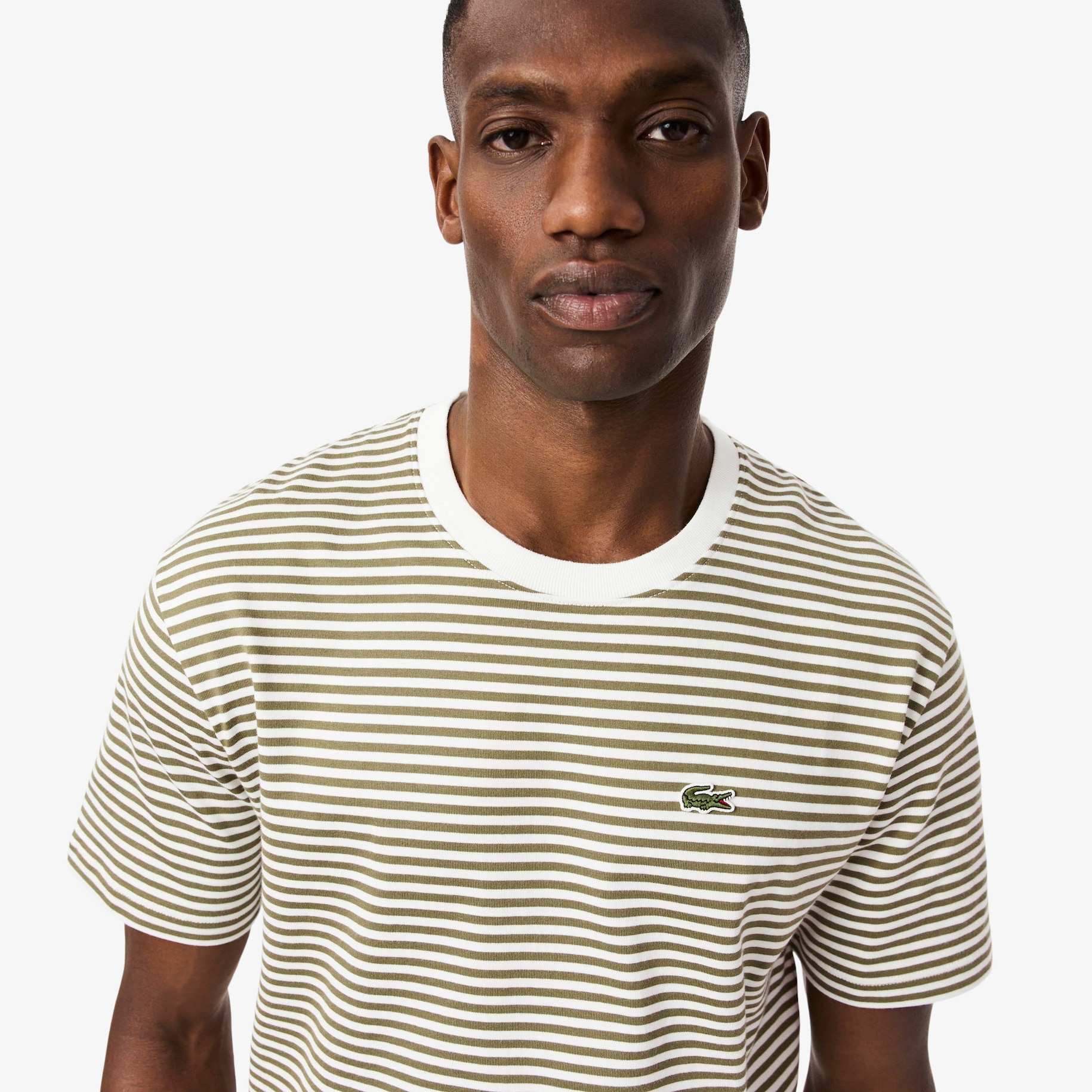 Striped Heavy Cotton T-Shirt image number 1