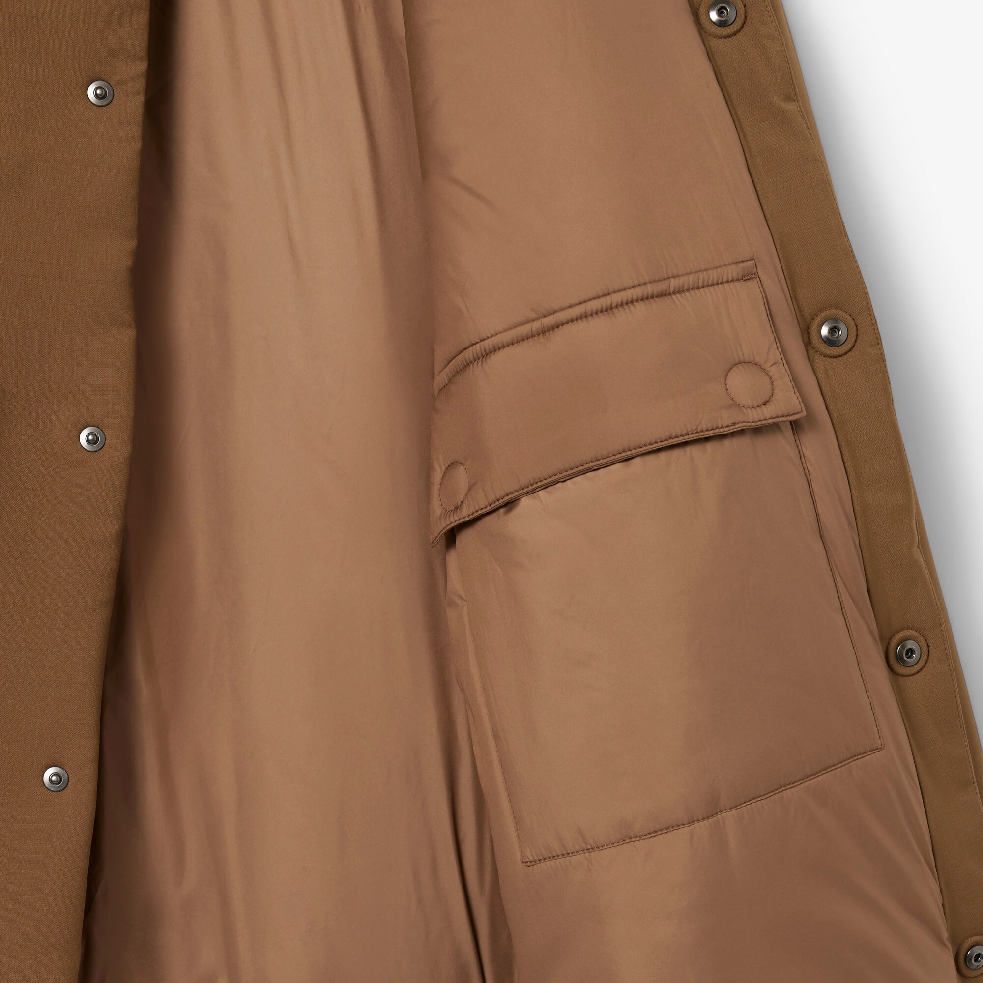 Jaket Lapis Wol Campuran Runway image number 7