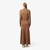 Gaun Maxi Sutra Kerah Polo Runway image number 2
