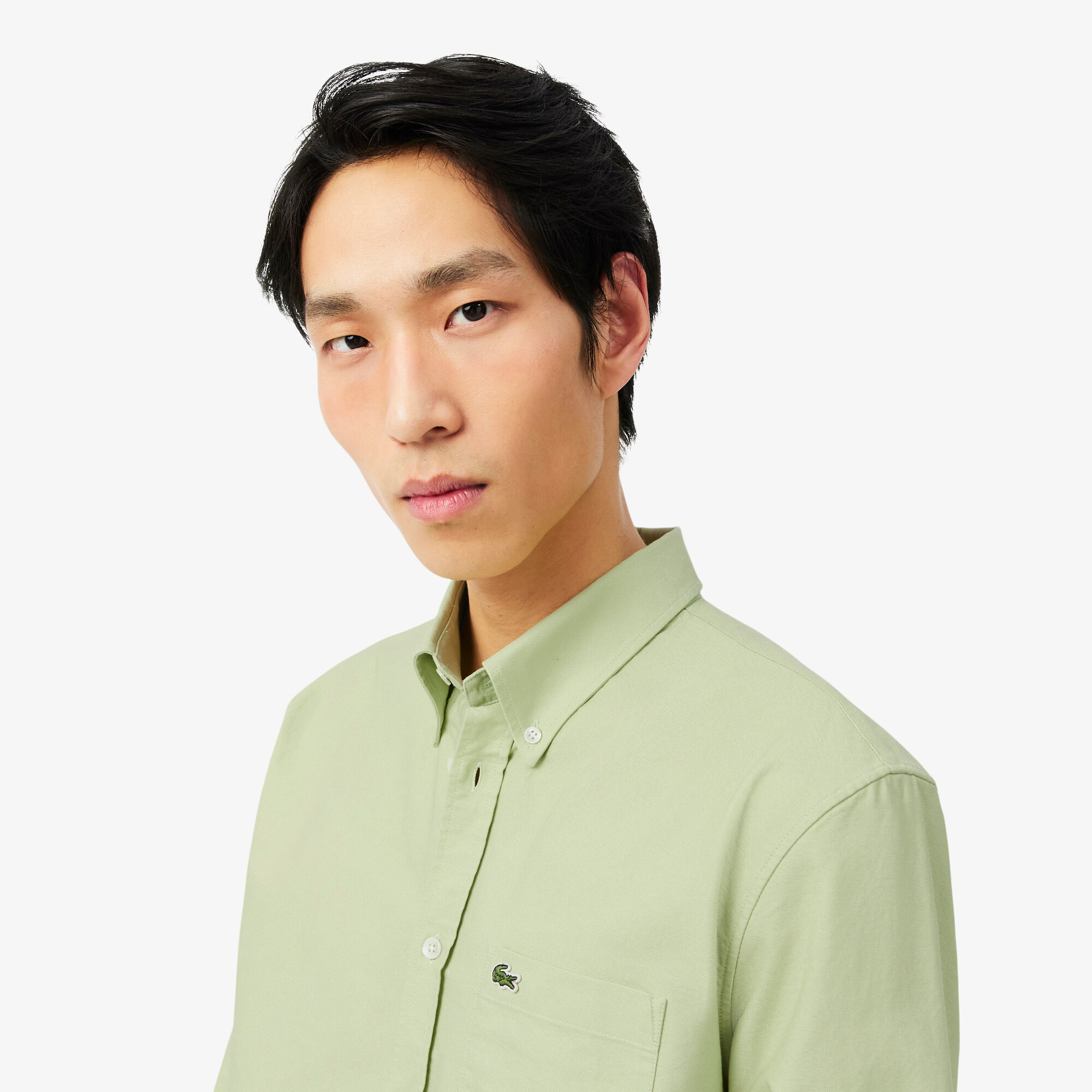 Regular Fit Short Sleeved Oxford Shirt image number 1