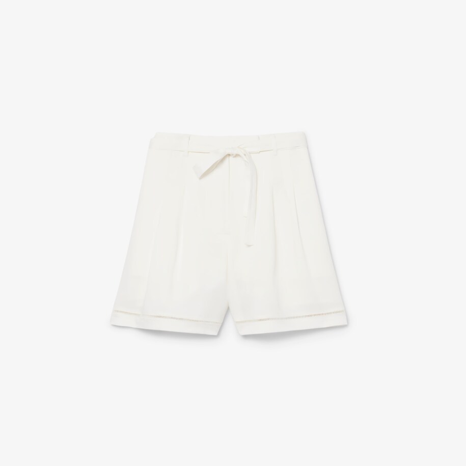 Celana Pendek Bermuda Oversized Fluid Linen Blend image number 0