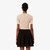 Short Sleeved Merino Wool Rib Knit Sweater image number 2
