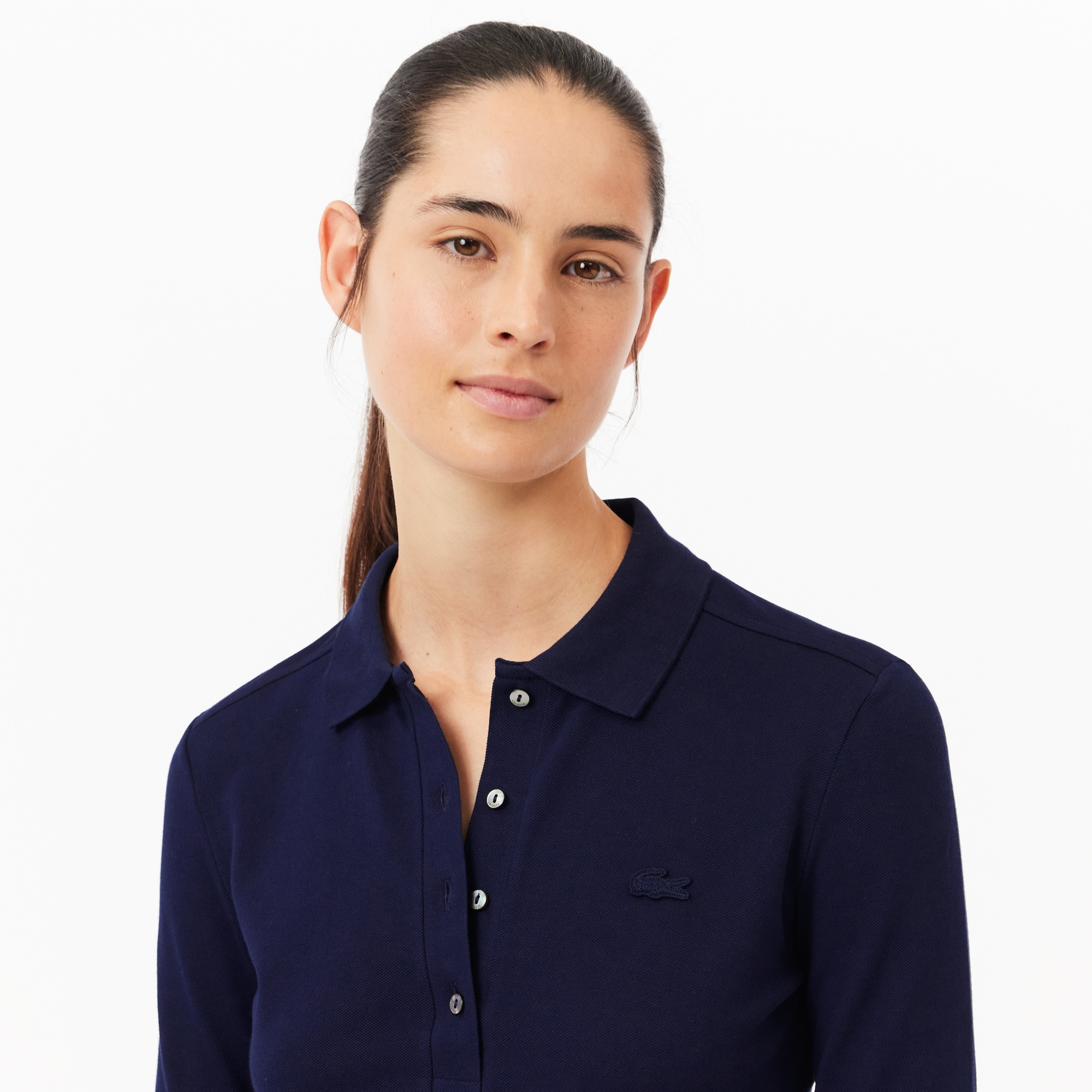 Slim Fit L.12.D Stretch Mini Piqué Polo Shirt image number 1