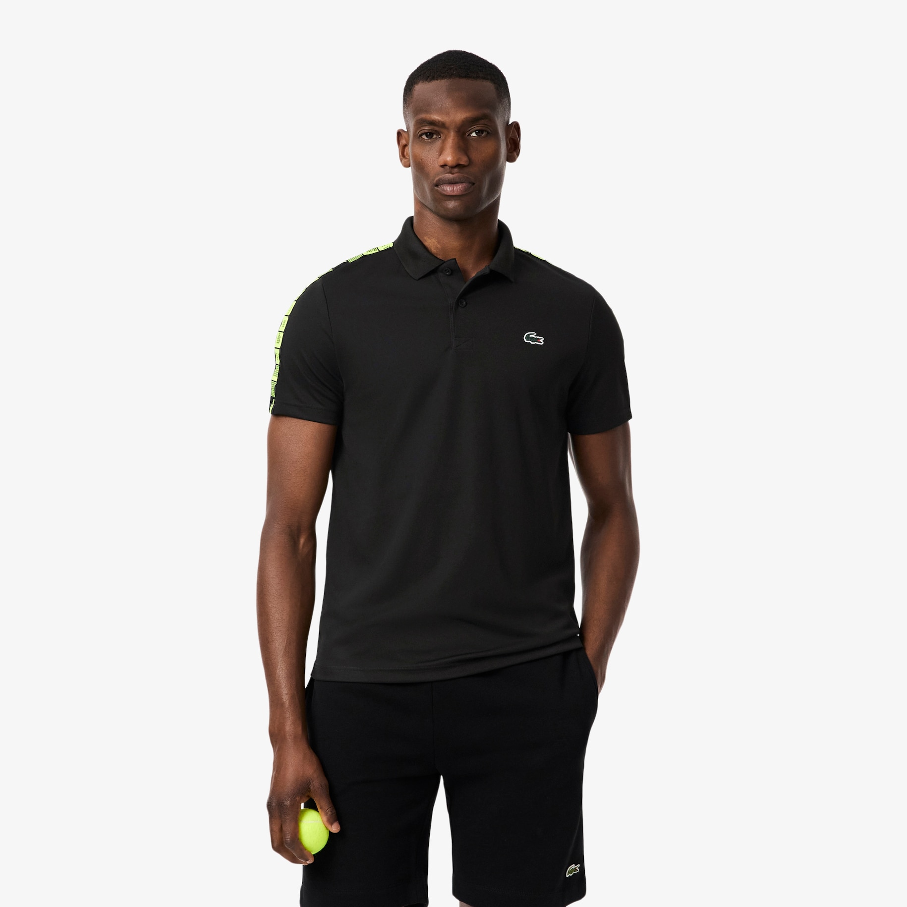 Ultra Dry Branded Stripe Tennis Polo Shirt image number 0