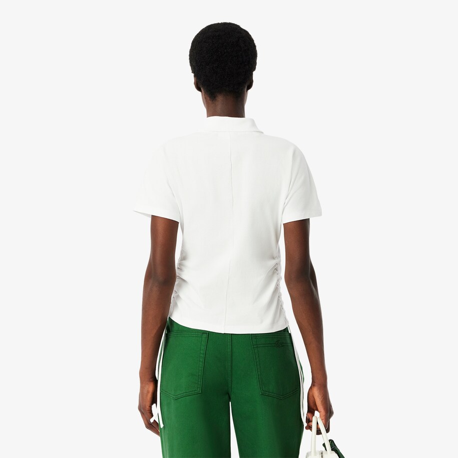 Slim Fit Adjustable Piqu&eacute; Polo Shirt image number 2