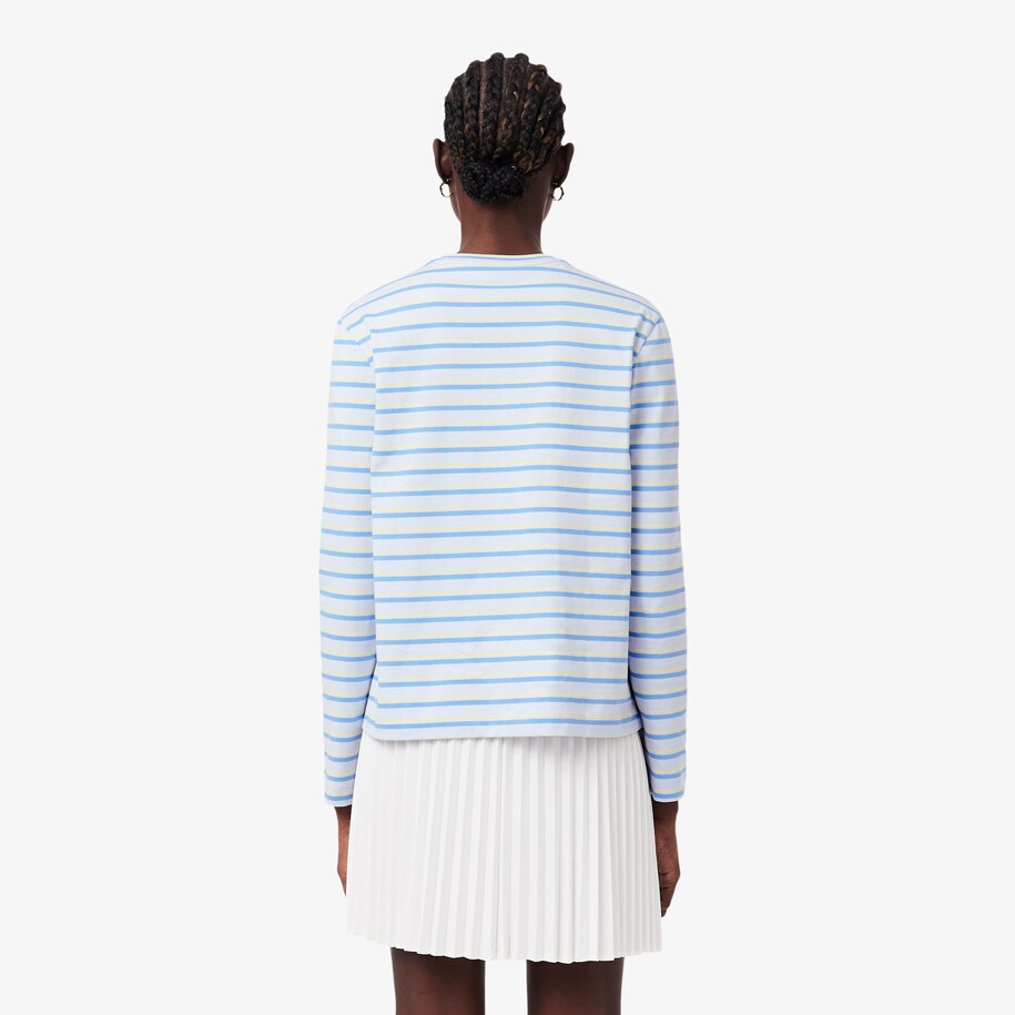 Long Sleeved Striped Jersey T-shirt image number 2