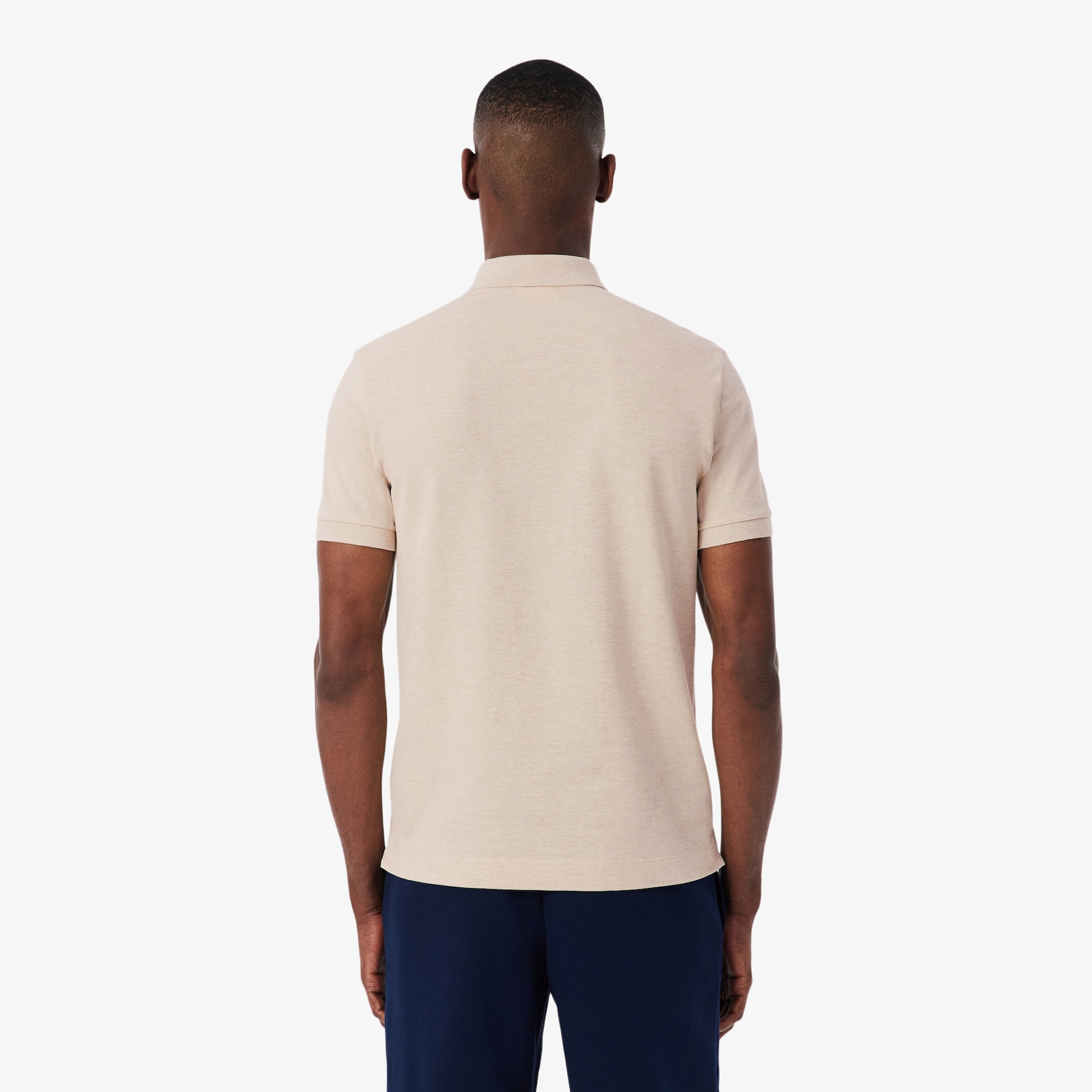 Men's Lacoste Paris Polo Shirt Regular Fit Stretch Cotton Piqu&eacute; image number 2