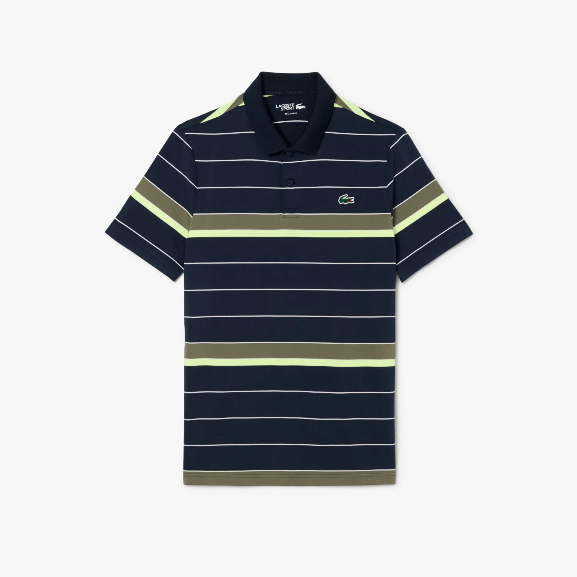 Striped Ultra Dry Stretch Golf Polo Shirt image number 3