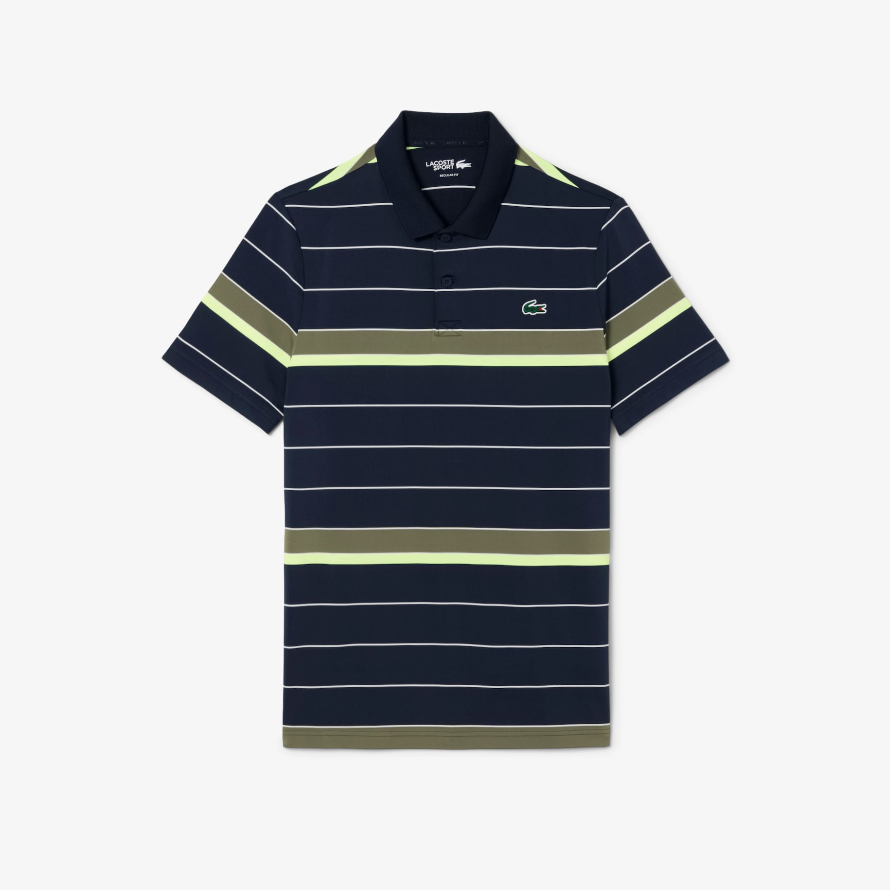 Striped Ultra Dry Stretch Golf Polo Shirt image number 3